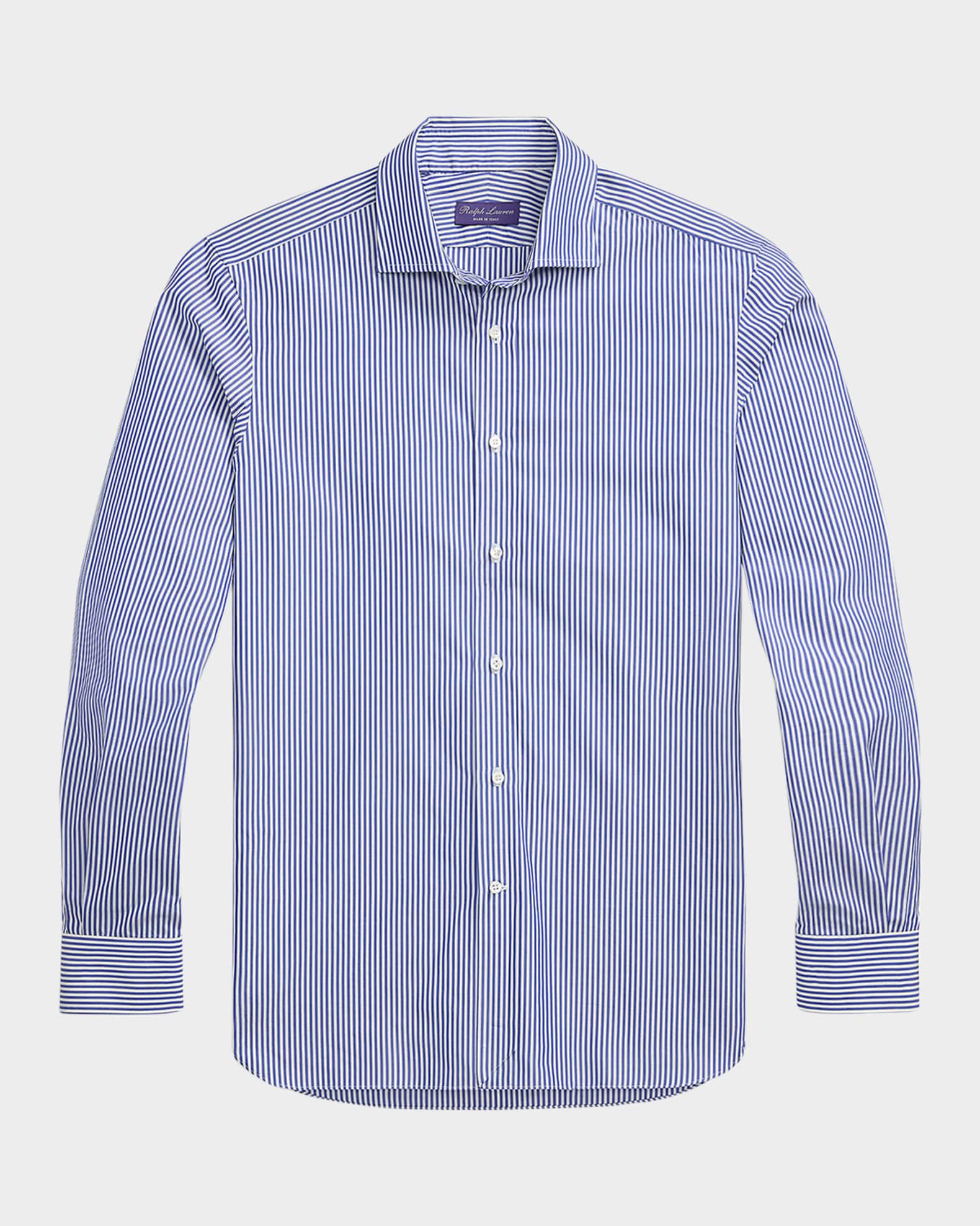 Men's NM X RL Handmade Bengal-Stripe Shirt 0