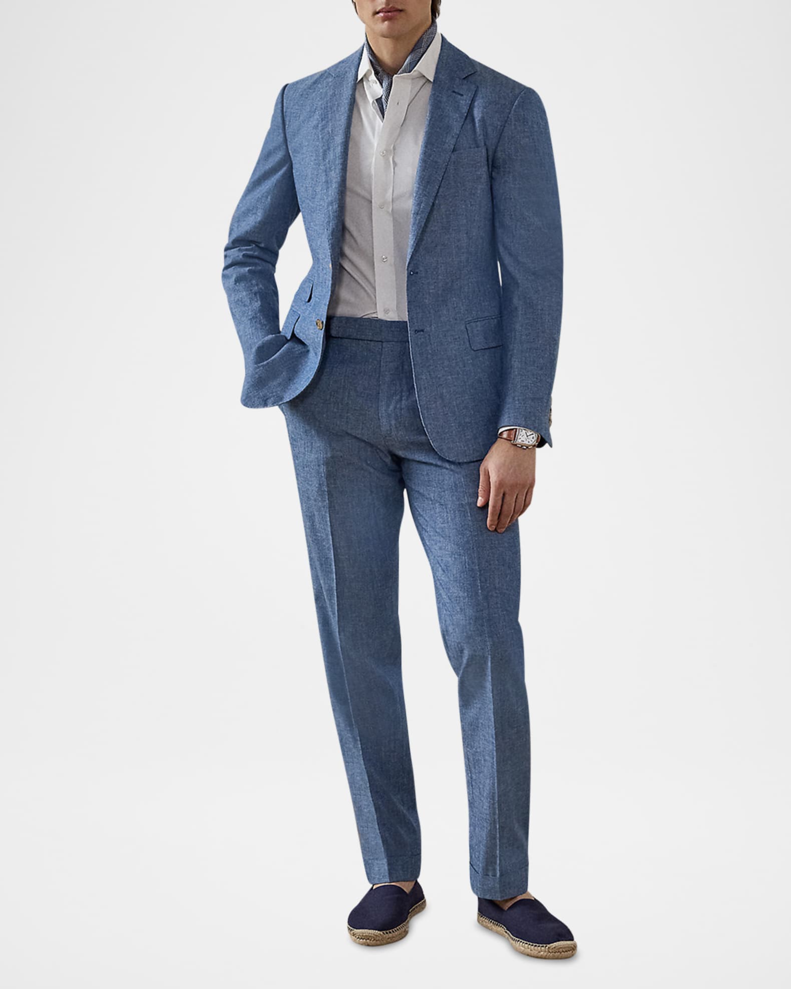 Men's NM X RL Gregory Handmade Suit Trousers 1
