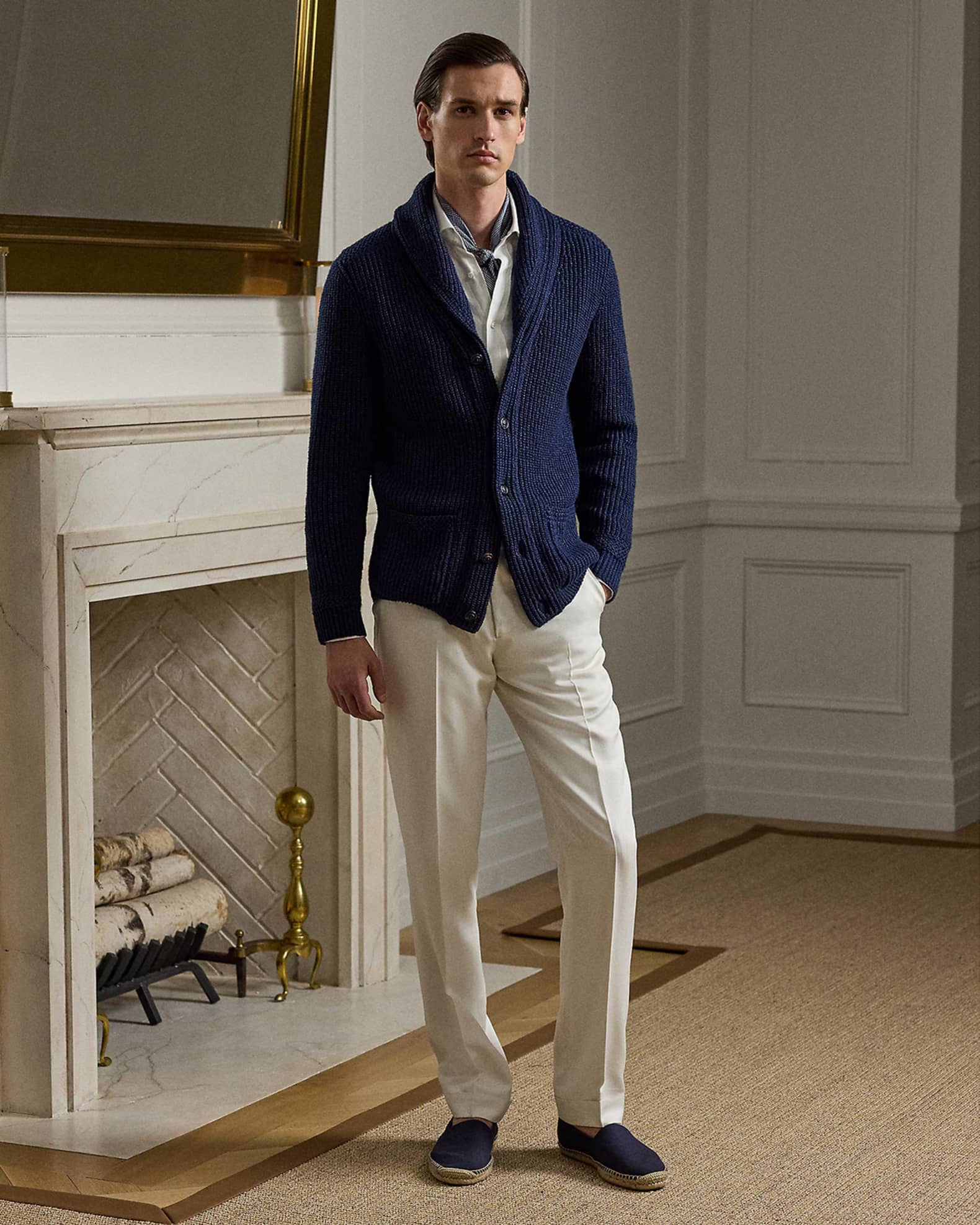 Ralph Lauren Purple Label Men's NM X RL Shawl-Collar