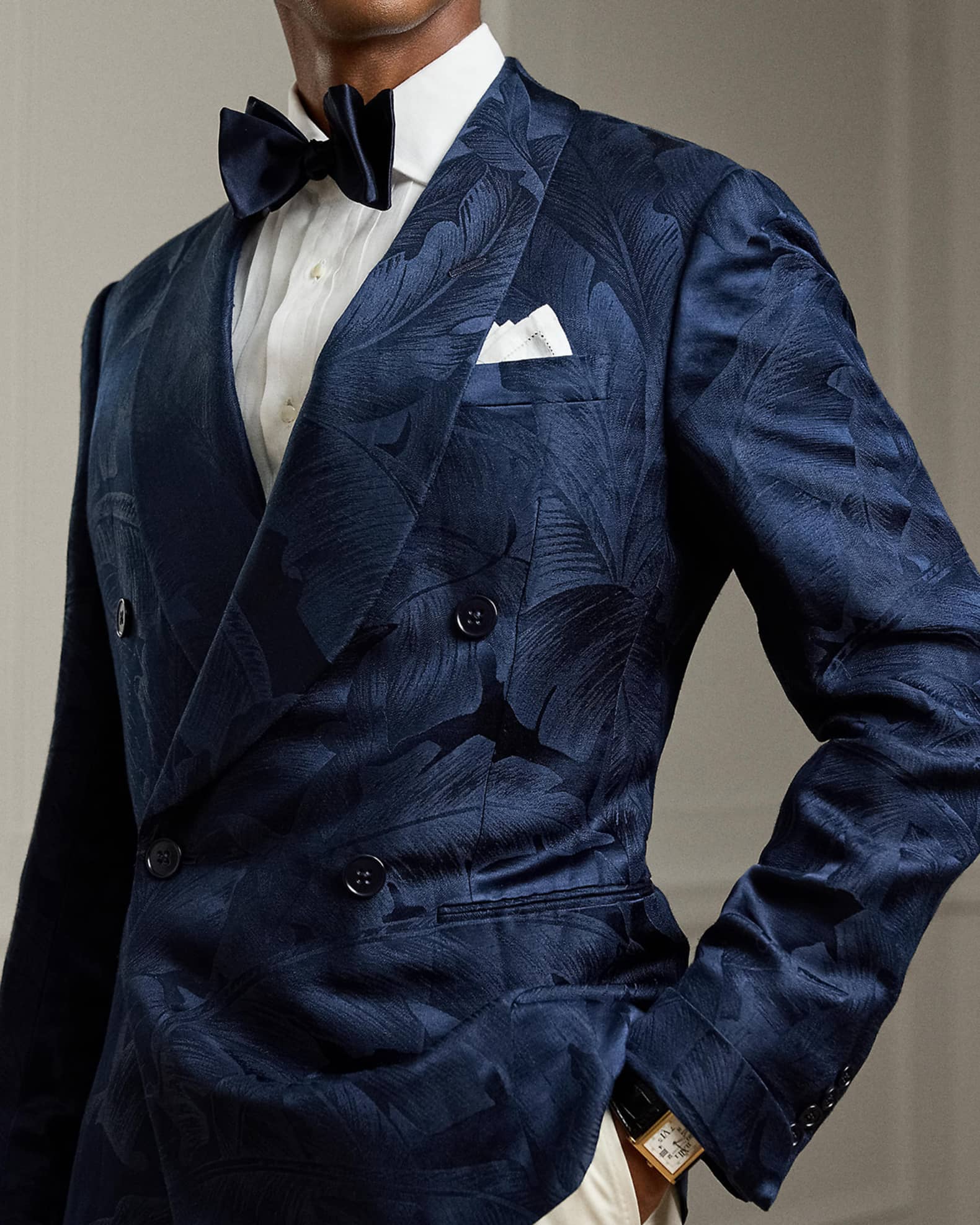 Ralph Lauren Purple Label NM x RL Kent Handmade Linen-Silk Jacket