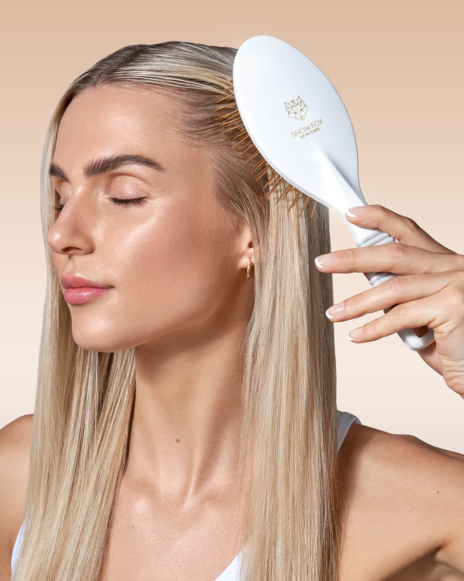 Gua Sha Hair & Scalp Brush – Snow Fox Skincare