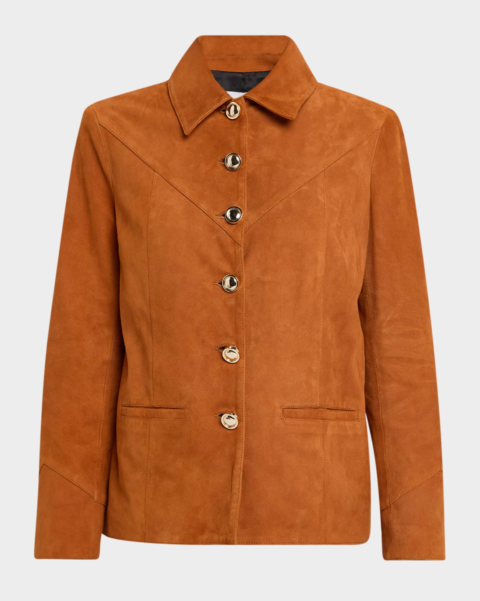 Suede Shirt Jacket 0