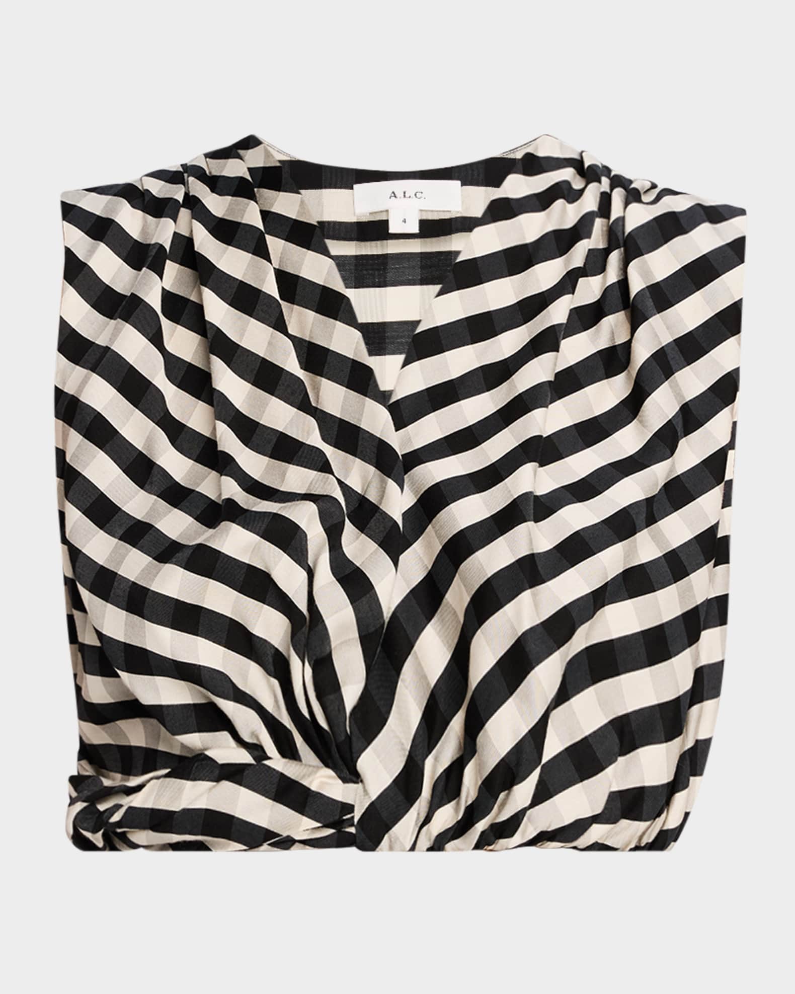 Brooklyn Check Crop Top  0