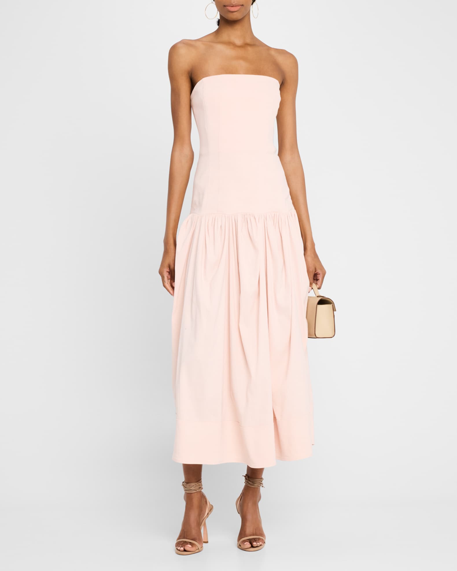June Strapless Drop-Waist Dress 1