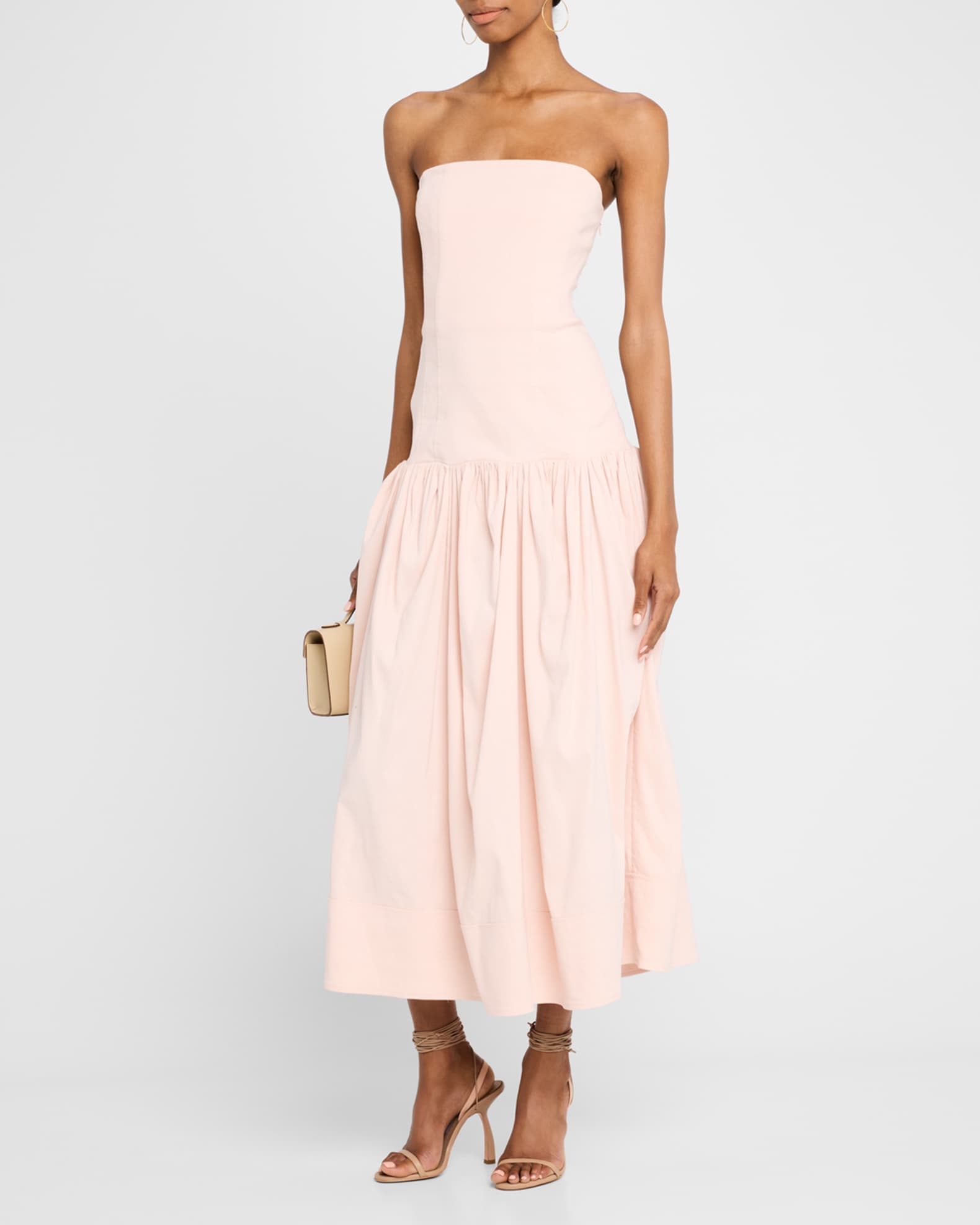 A.L.C. June Strapless Drop-Waist Dress | Neiman Marcus