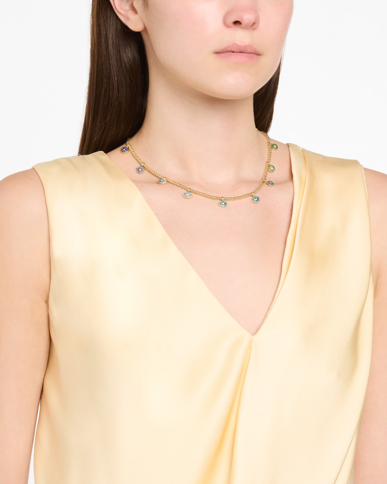 Evil Eye Pisa Bead Necklace 1