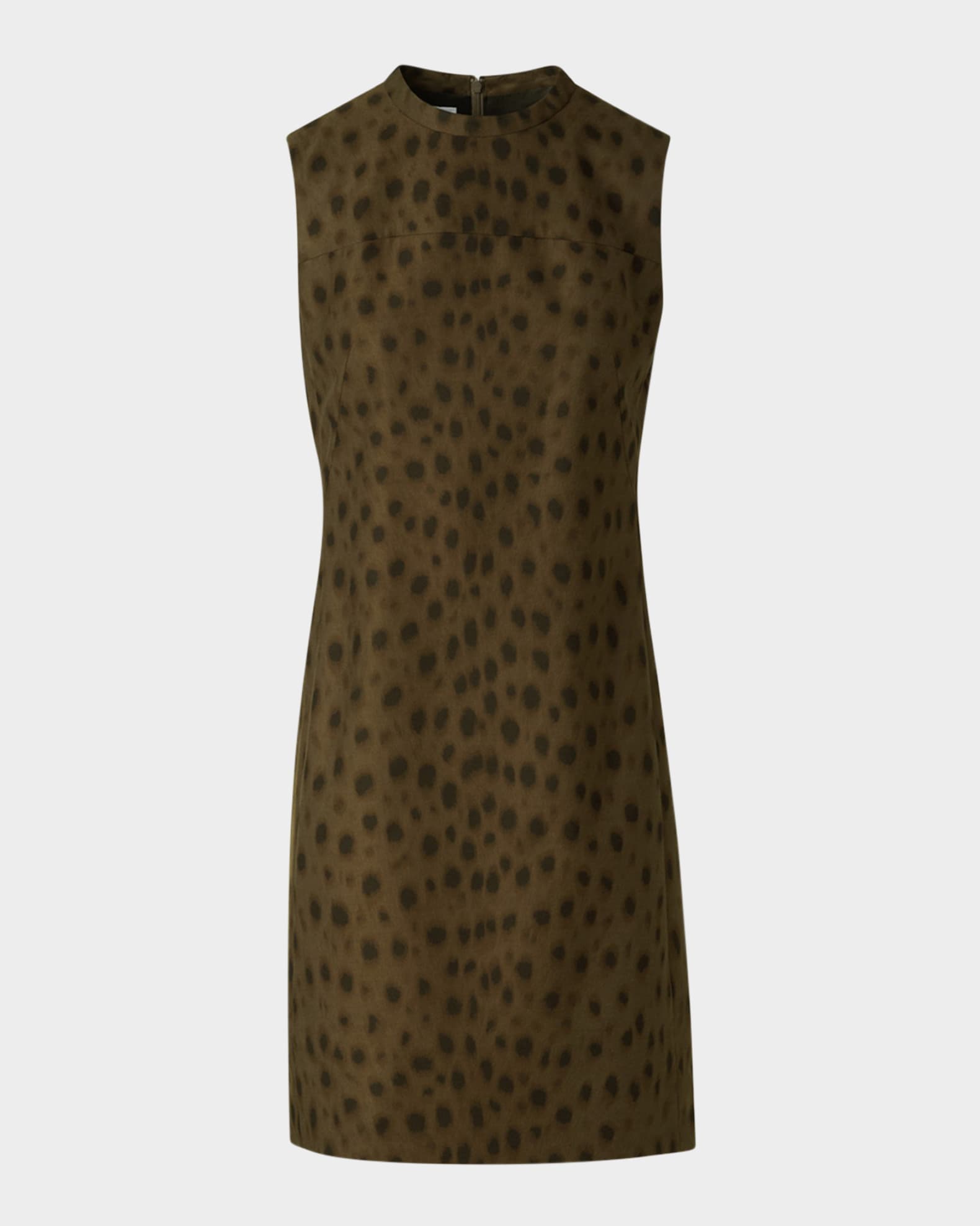 Francois Hardy Brushed Techno Gabardine Mini Dress 0