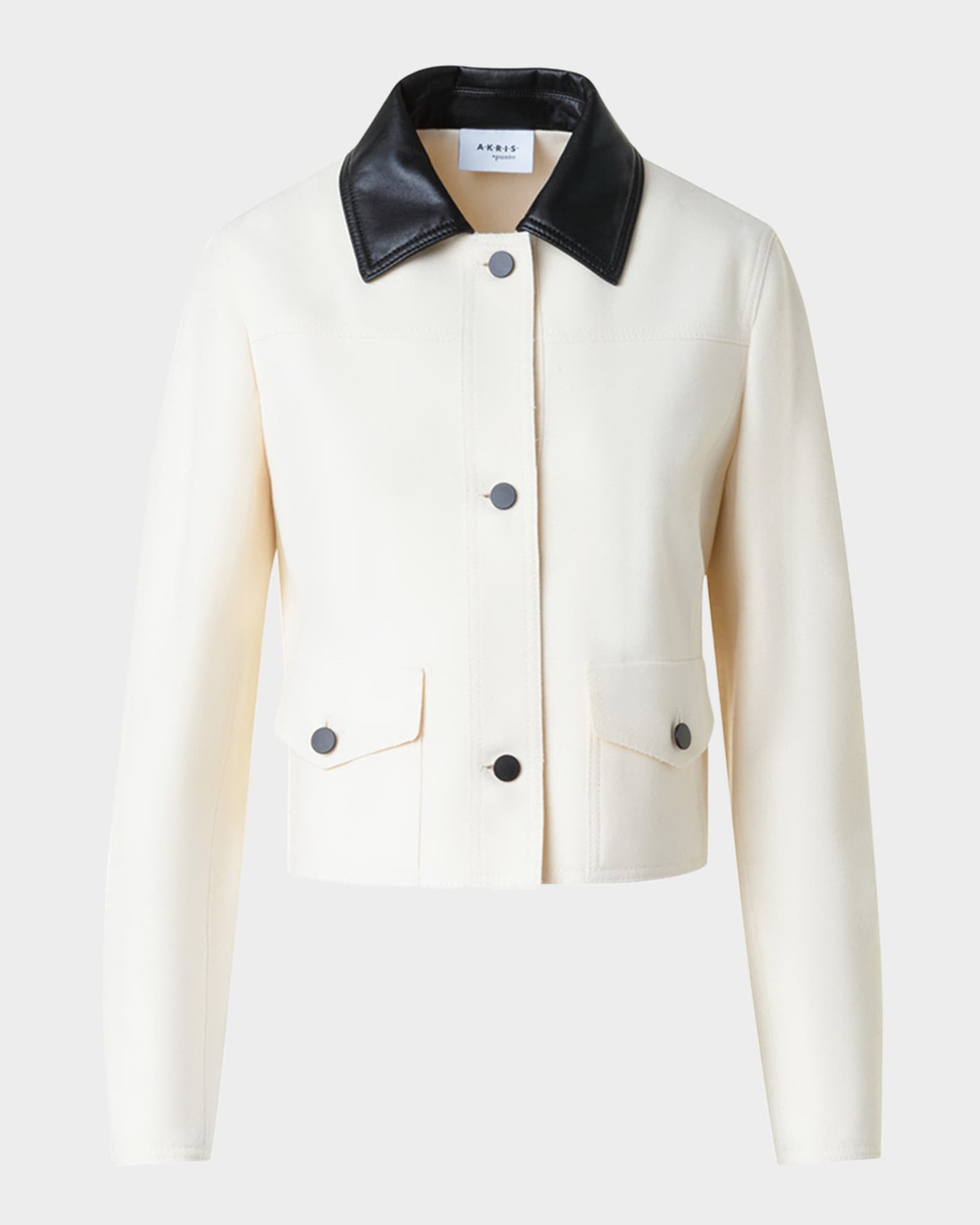 Felted Wool-Blend Short Jacket 0