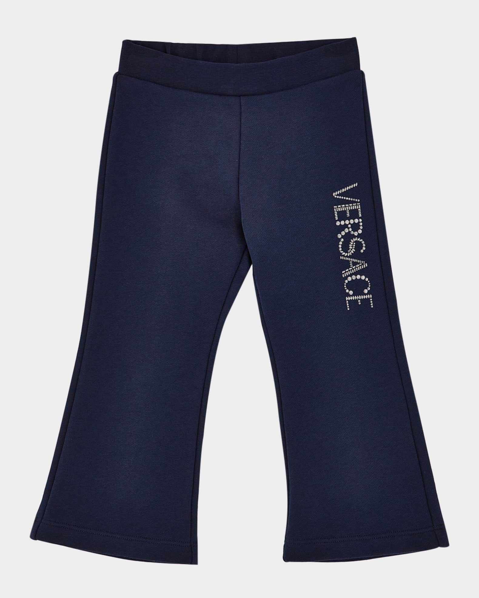 Girl's Sweatpants W/ Embellished Logo, Size 2-5 0