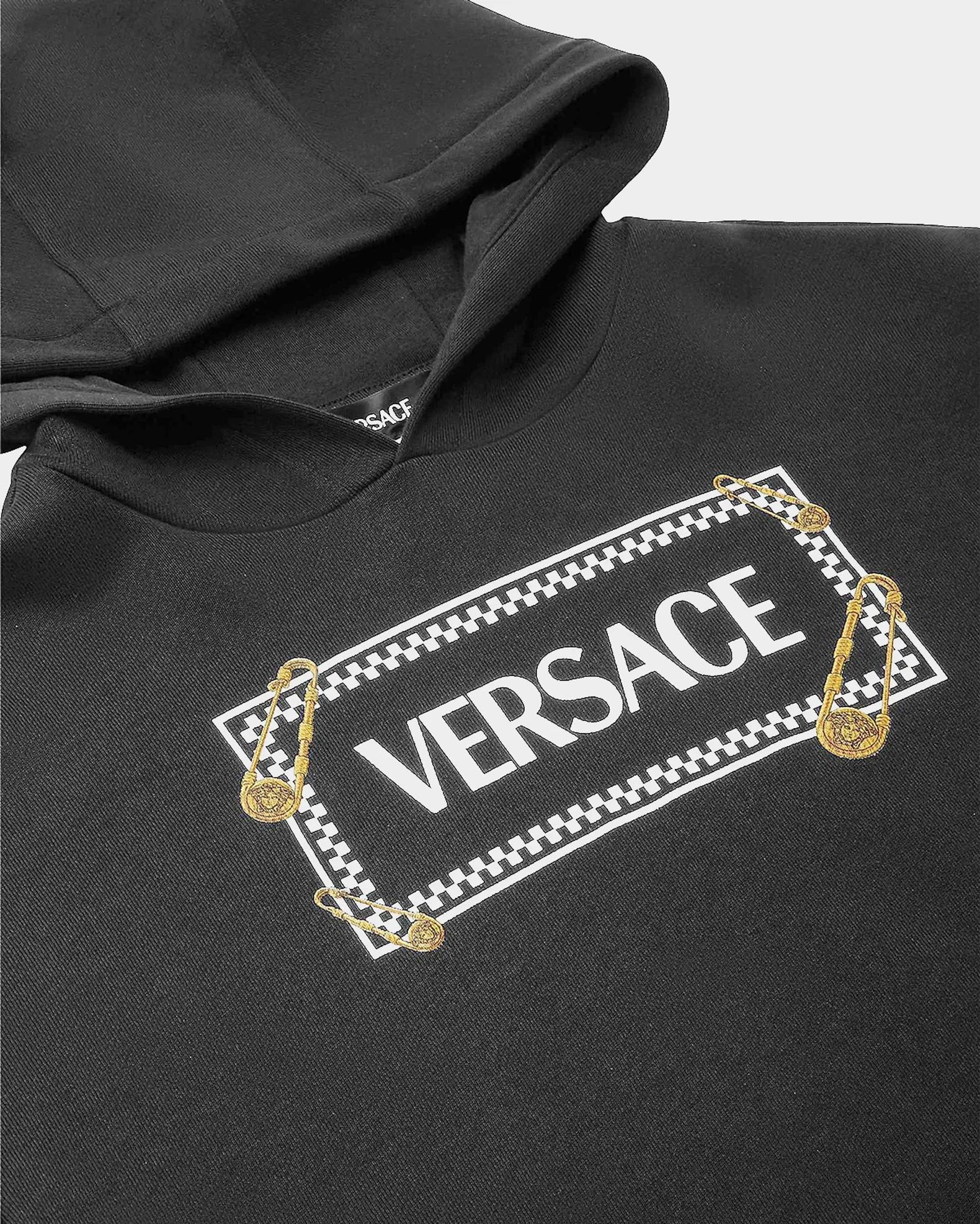 Versace Girl's Sweatshirt W/ Vintage Logo-Print, Size 6-14