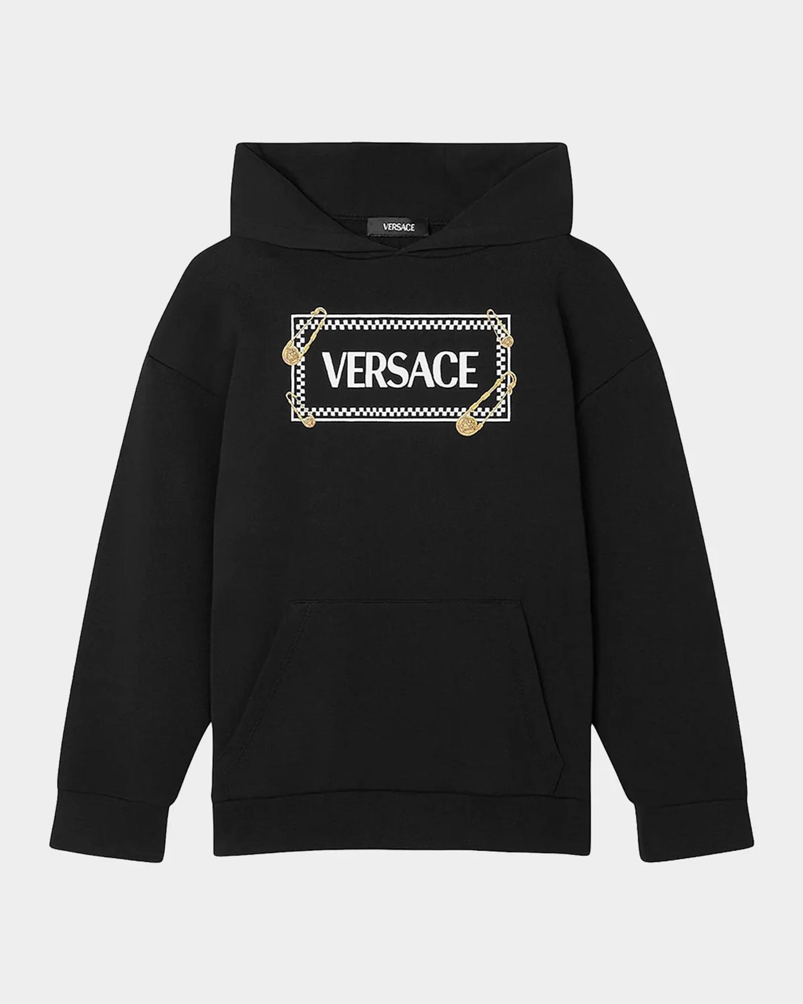 Versace Girl's Sweatshirt W/ Vintage Logo-Print, Size 6-14