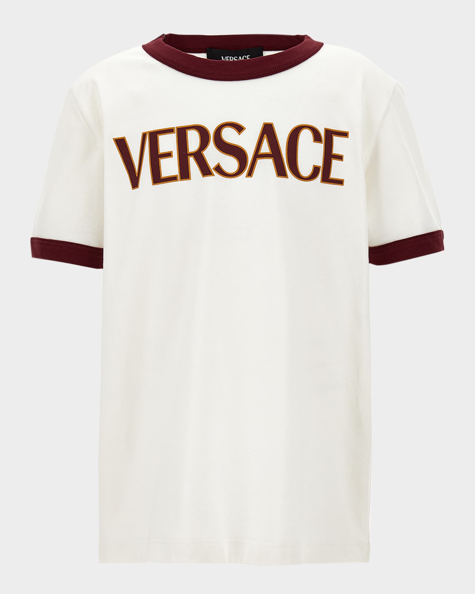 Boy's Bicolor Logo-Print T-Shirt, Size 6-14 0