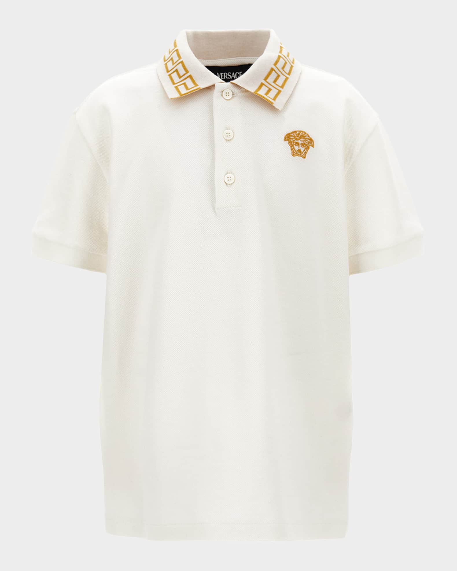 Boy's Formal Oxford Shirt - Barocco Crown Embroidery, Size 6-14 0