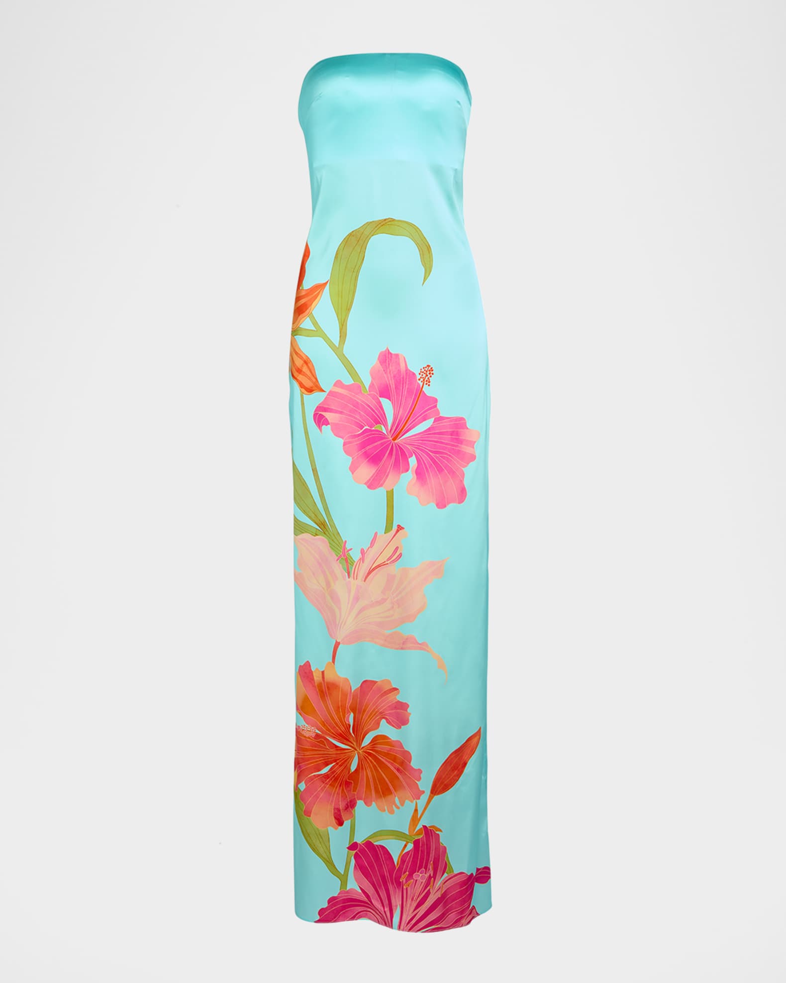Vivi Strapless Floral Dress 0