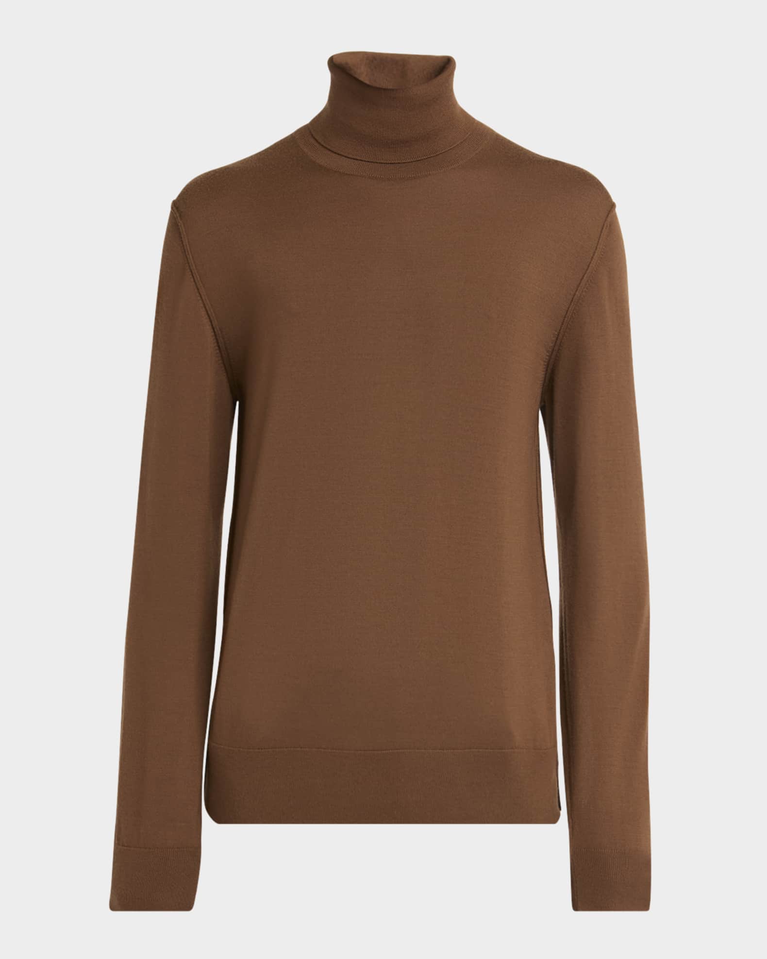 DOLCE&GABBANA カシミヤ100％ ニット M ブラウン 正規品 Dolce&Gabbana Men's Cashmere Turtleneck Sweater | Neiman Marcus