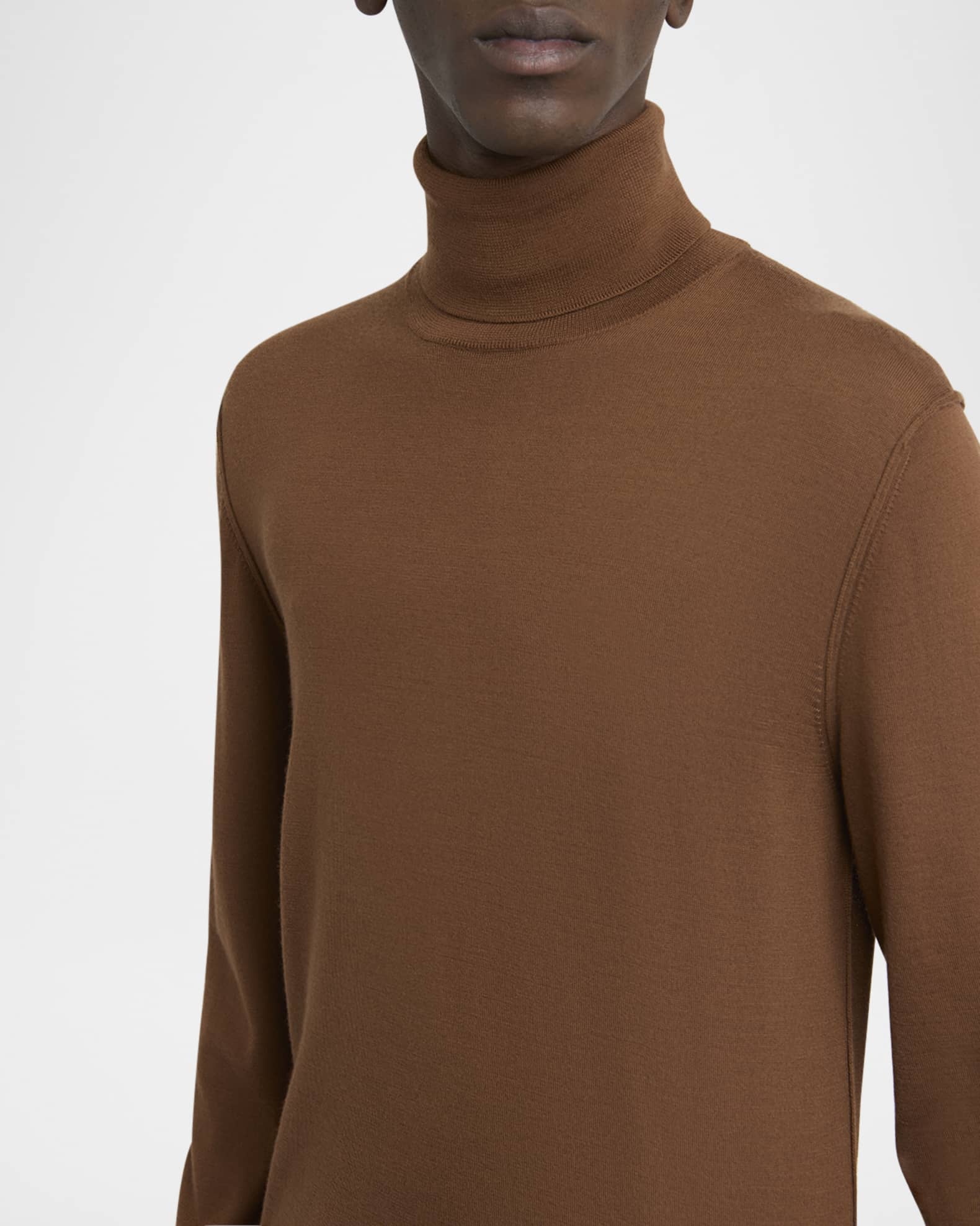 DOLCE&GABBANA カシミヤ100％ ニット M ブラウン 正規品 Dolce&Gabbana Men's Cashmere Turtleneck Sweater | Neiman Marcus