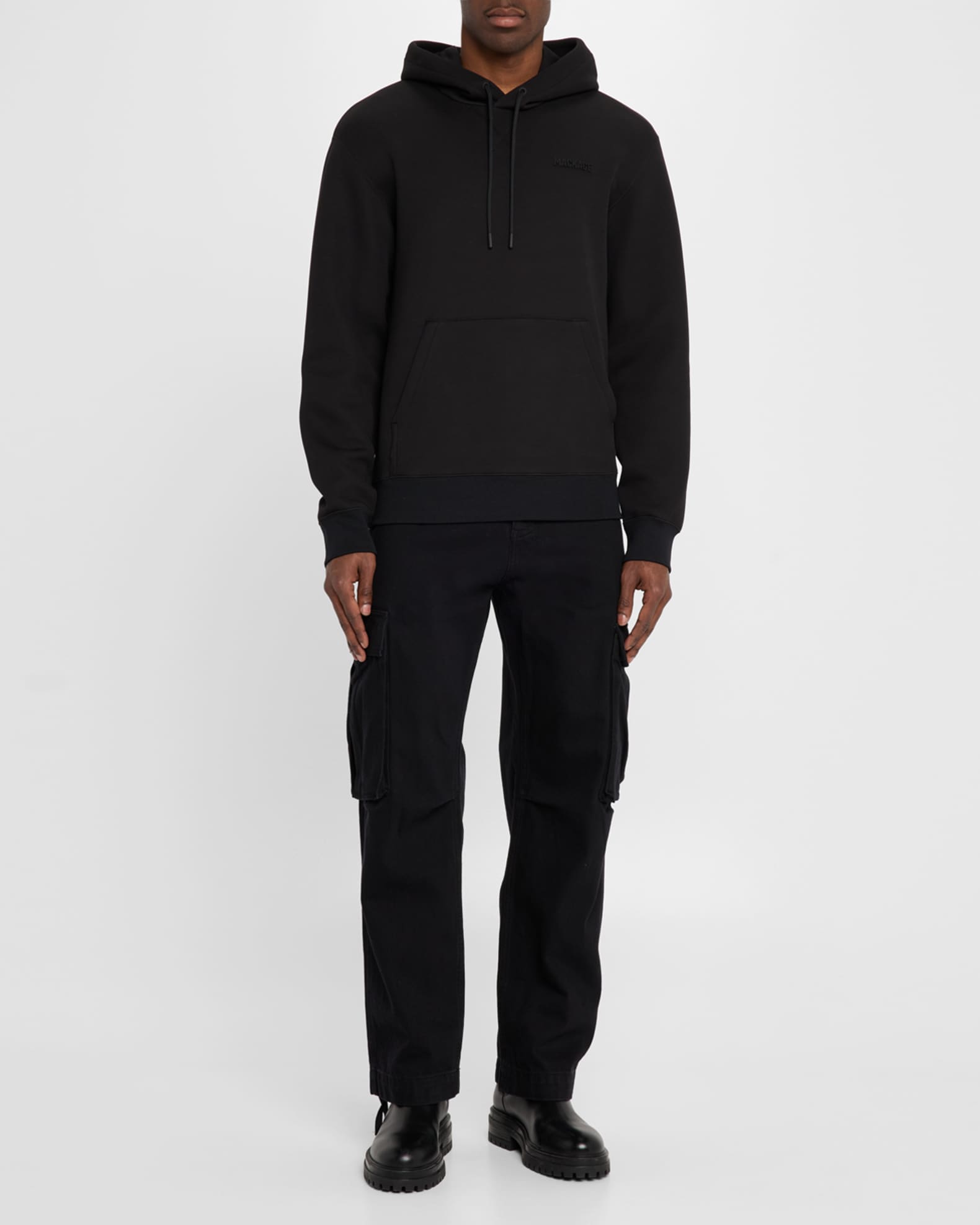 Mackage Krystian Double-Face Jersey Hoodie - Emerald main image 1
