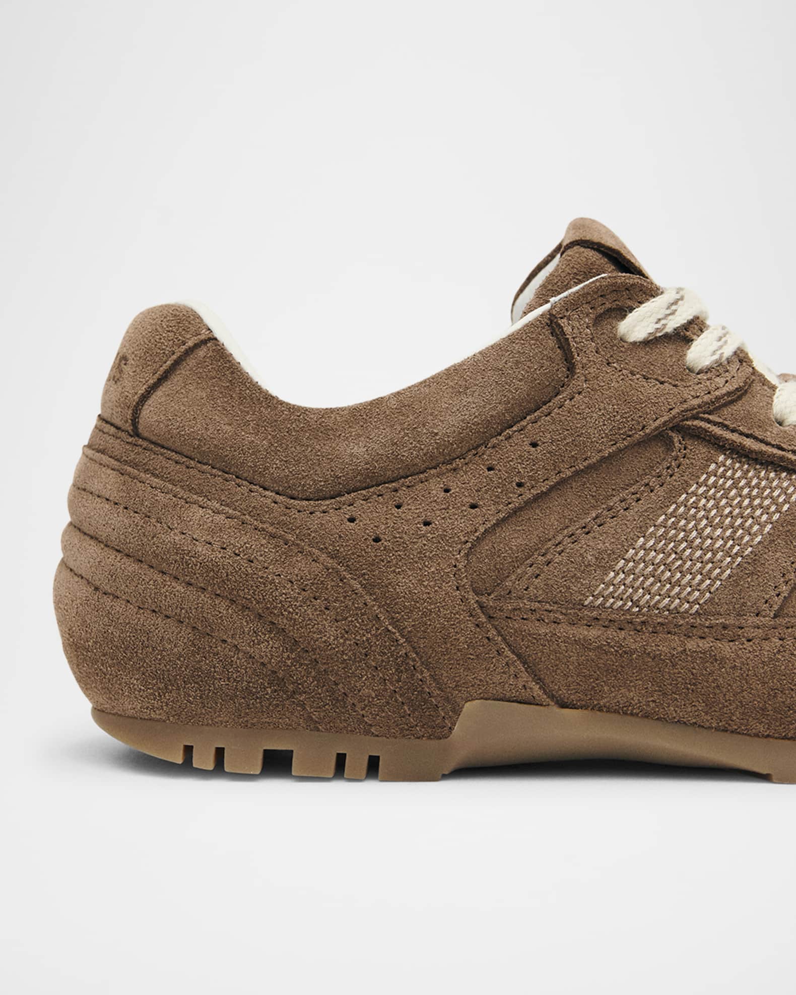 スニーカー TB.56 LOW-TOP SUEDE SNEAKERS Tb.56 Suede Khaki Leather Sneakers | ALOHAS