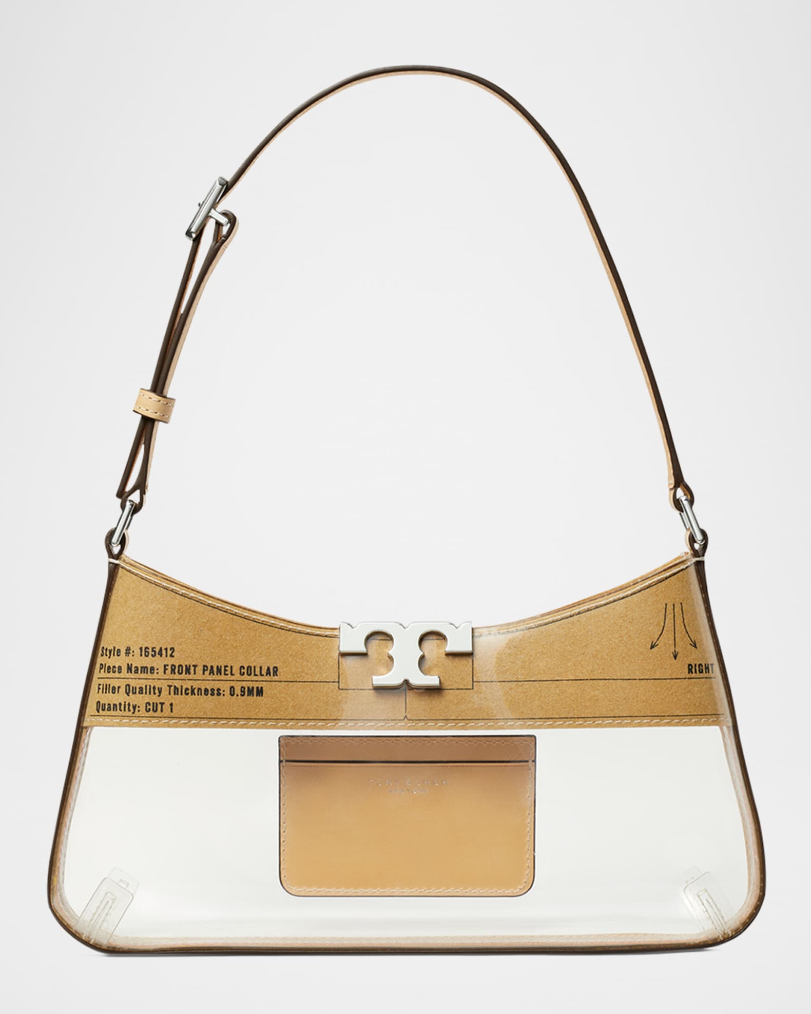 Eleanor Clear Slim Shoulder Bag 0