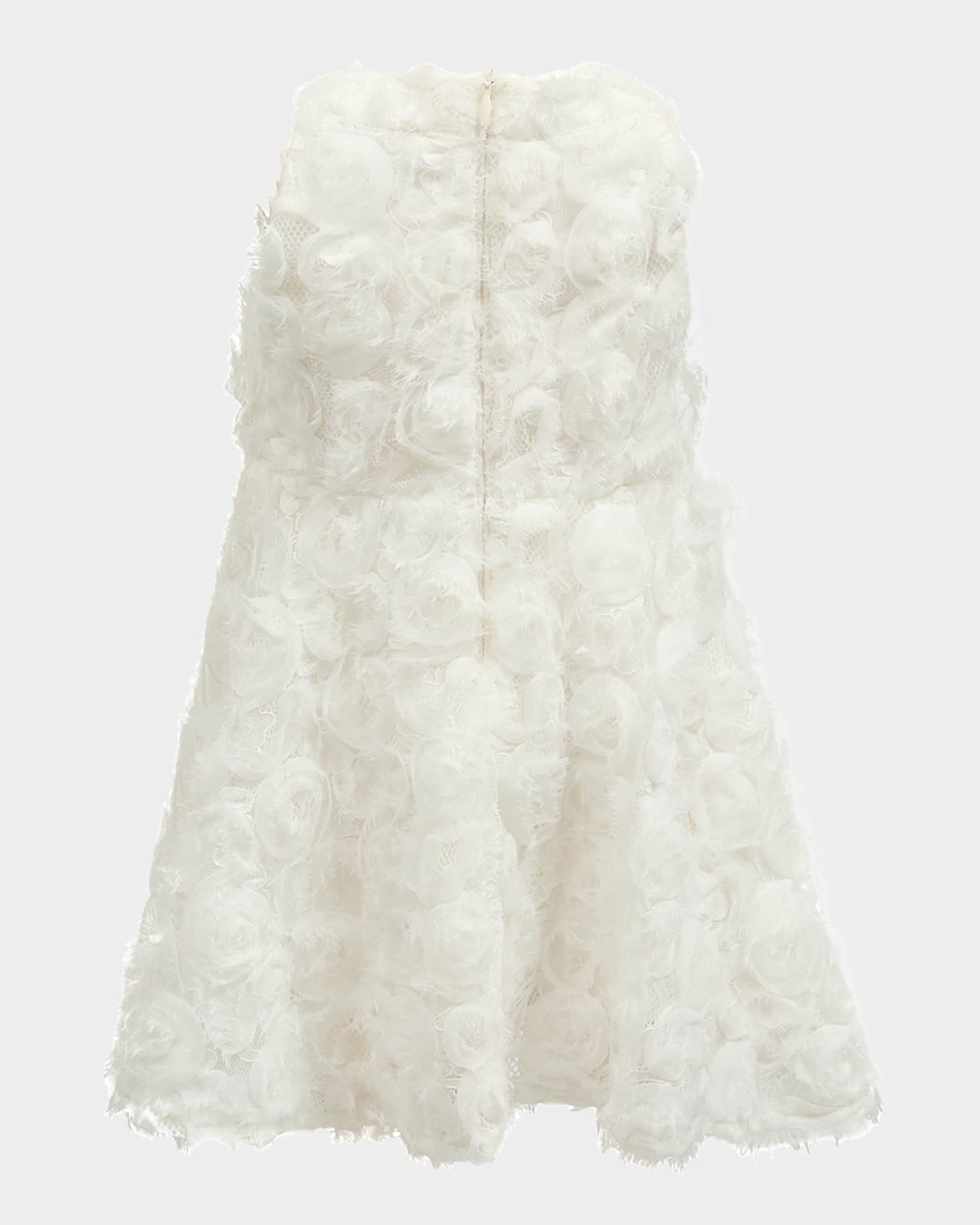 Girl's Lizelle Rosette Dress, Size 6M-3 1