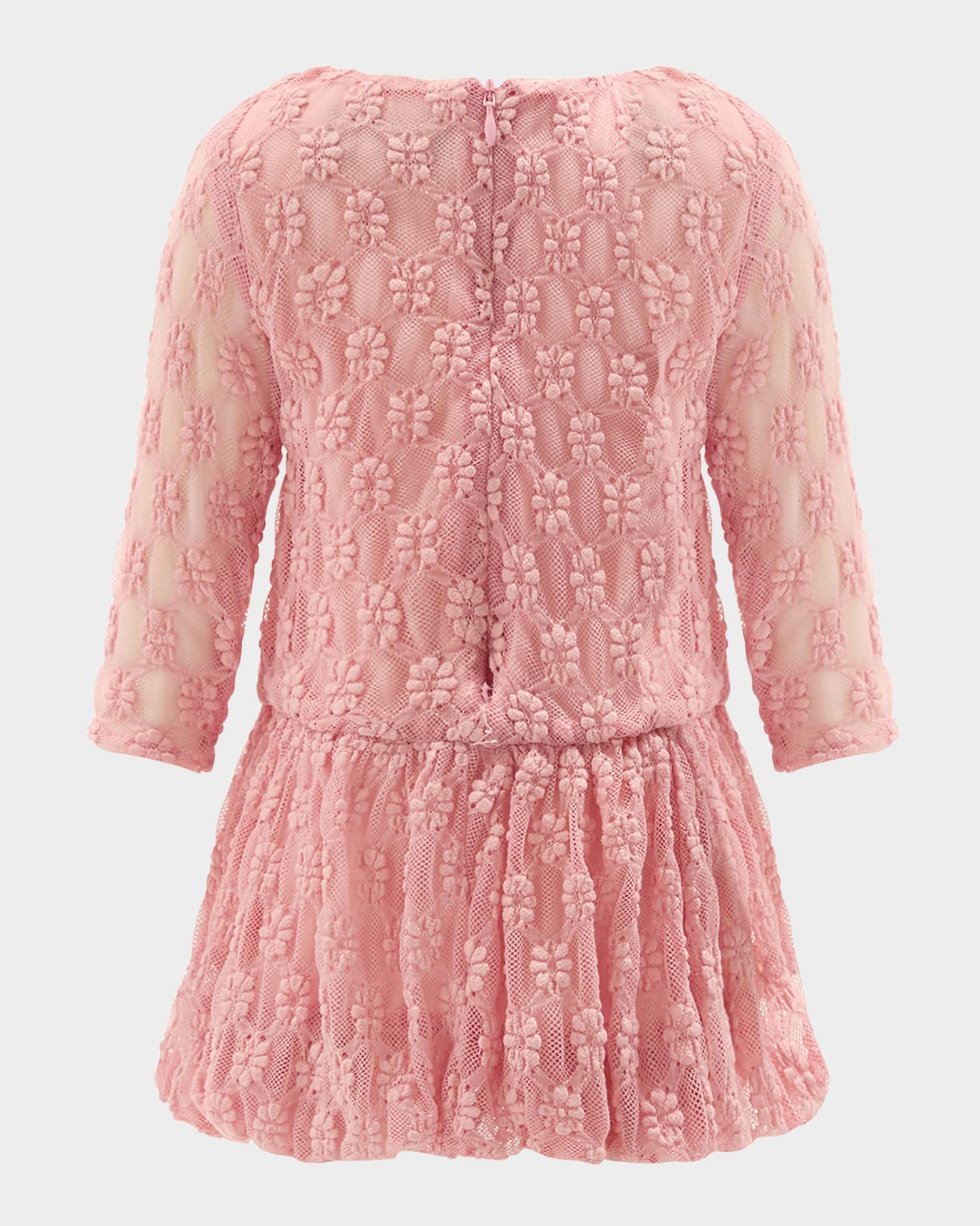 Girl's Rosalie Drop Waist Dress, Size 6M-3 1