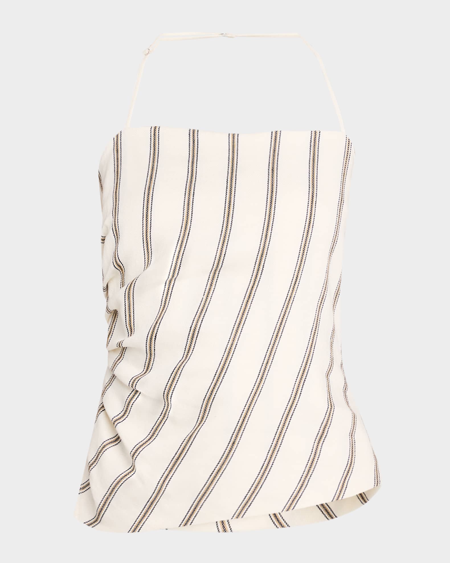 Charlotte Stripe Halter Top 0