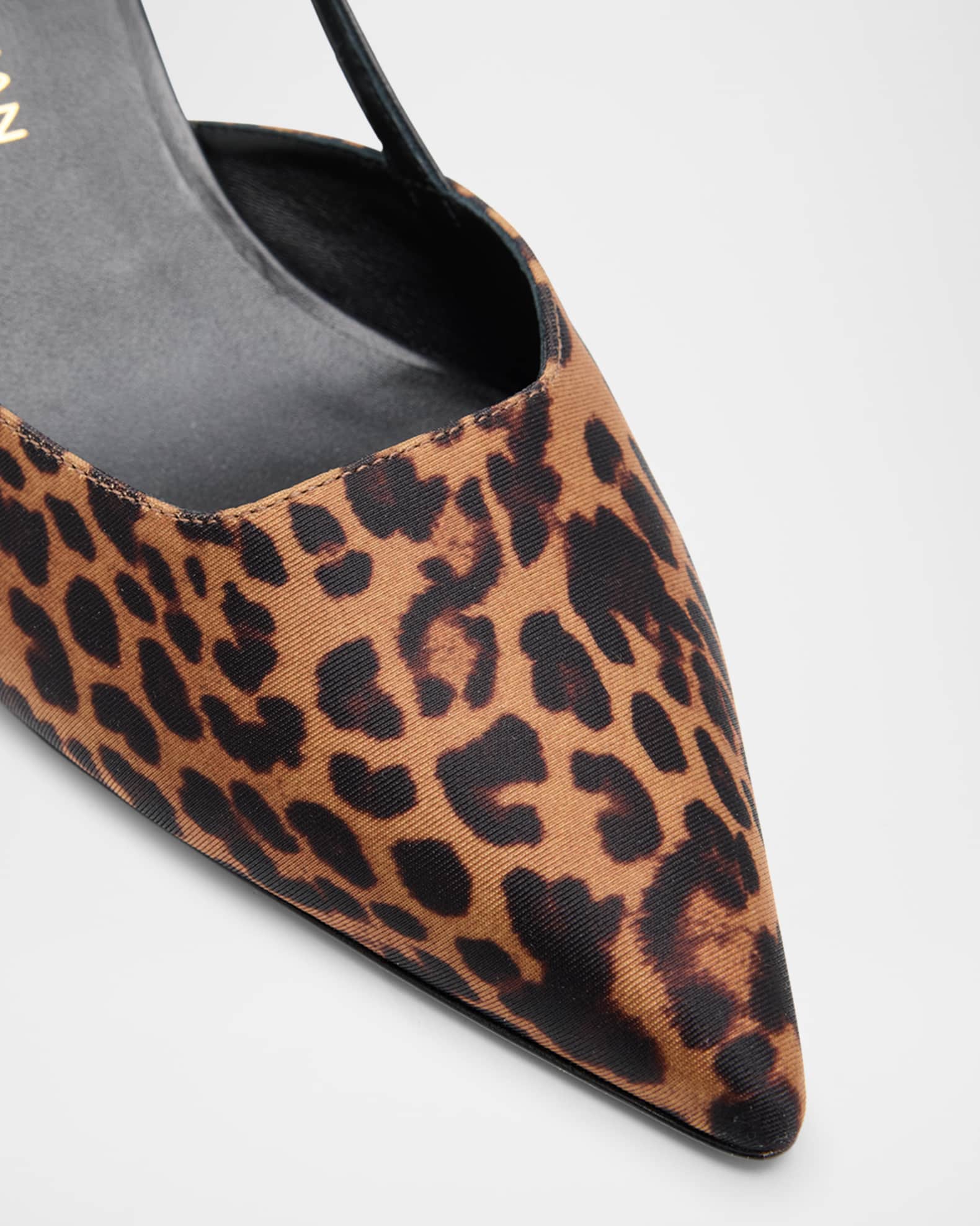 Stuart Weitzman Vinnie Leopard Kitten Slingback Pumps Stuart Weitzman Vinnie Leopard Kitten Slingback Pumps