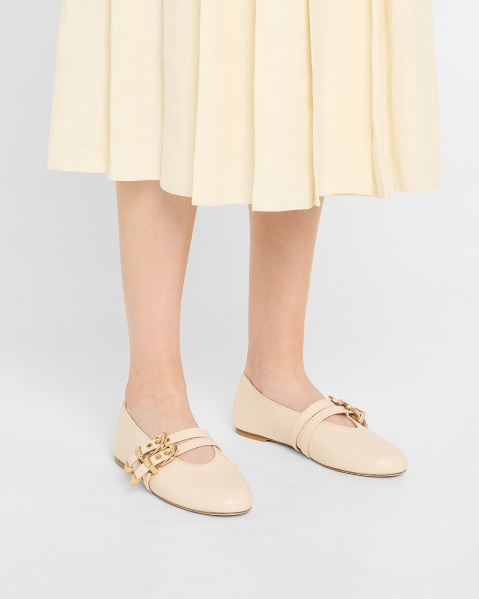 STUART WEITZMAN MAVEN BALLERINA スチュアート ウェイツマン Stuart Weitzman Maven Leather Dual Buckle Mary Jane