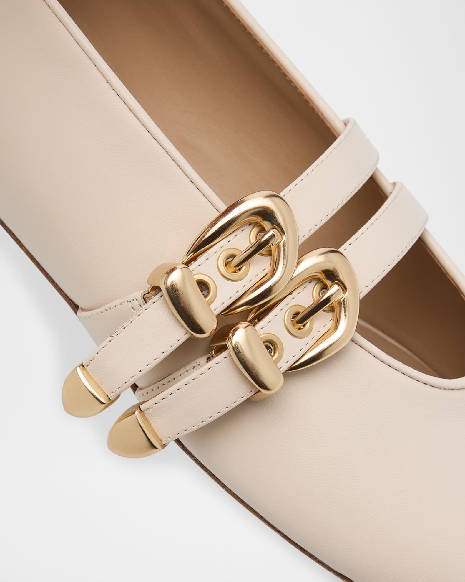 STUART WEITZMAN MAVEN BALLERINA スチュアート ウェイツマン Stuart Weitzman Maven Leather Dual Buckle Mary Jane