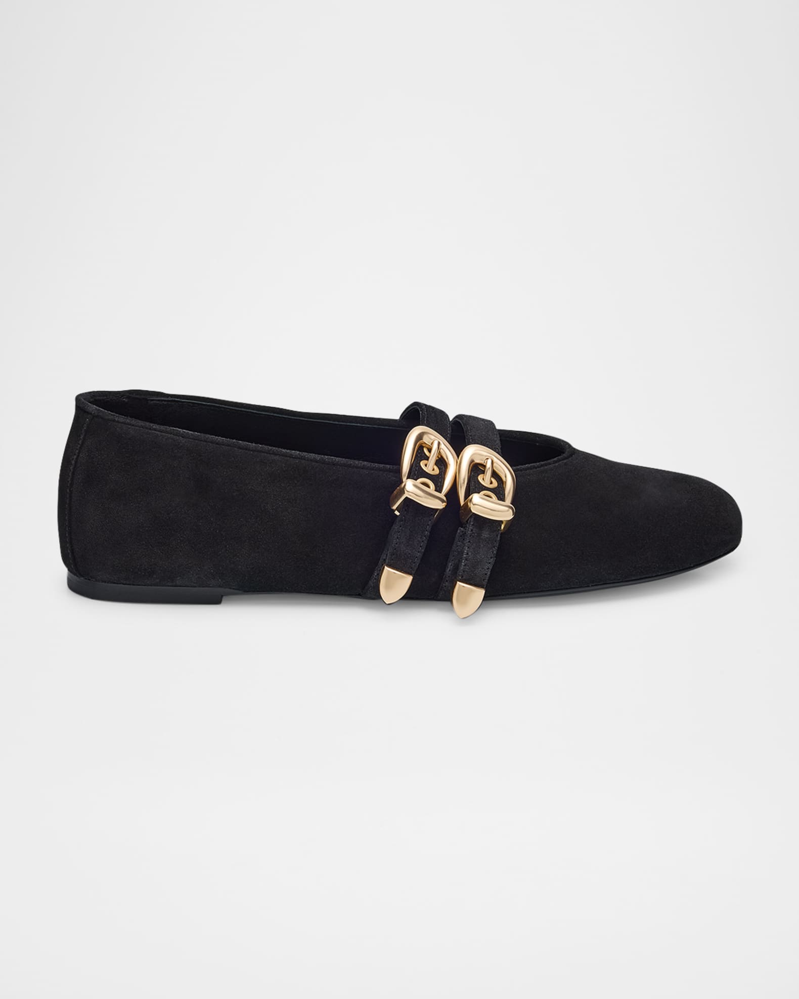 フラットシューズ Stuart Weitzman Stuart Weitzman Maven Ballerina Stuart Weitzman Maven Suede Buckle Mary Jane Ballerina Flats