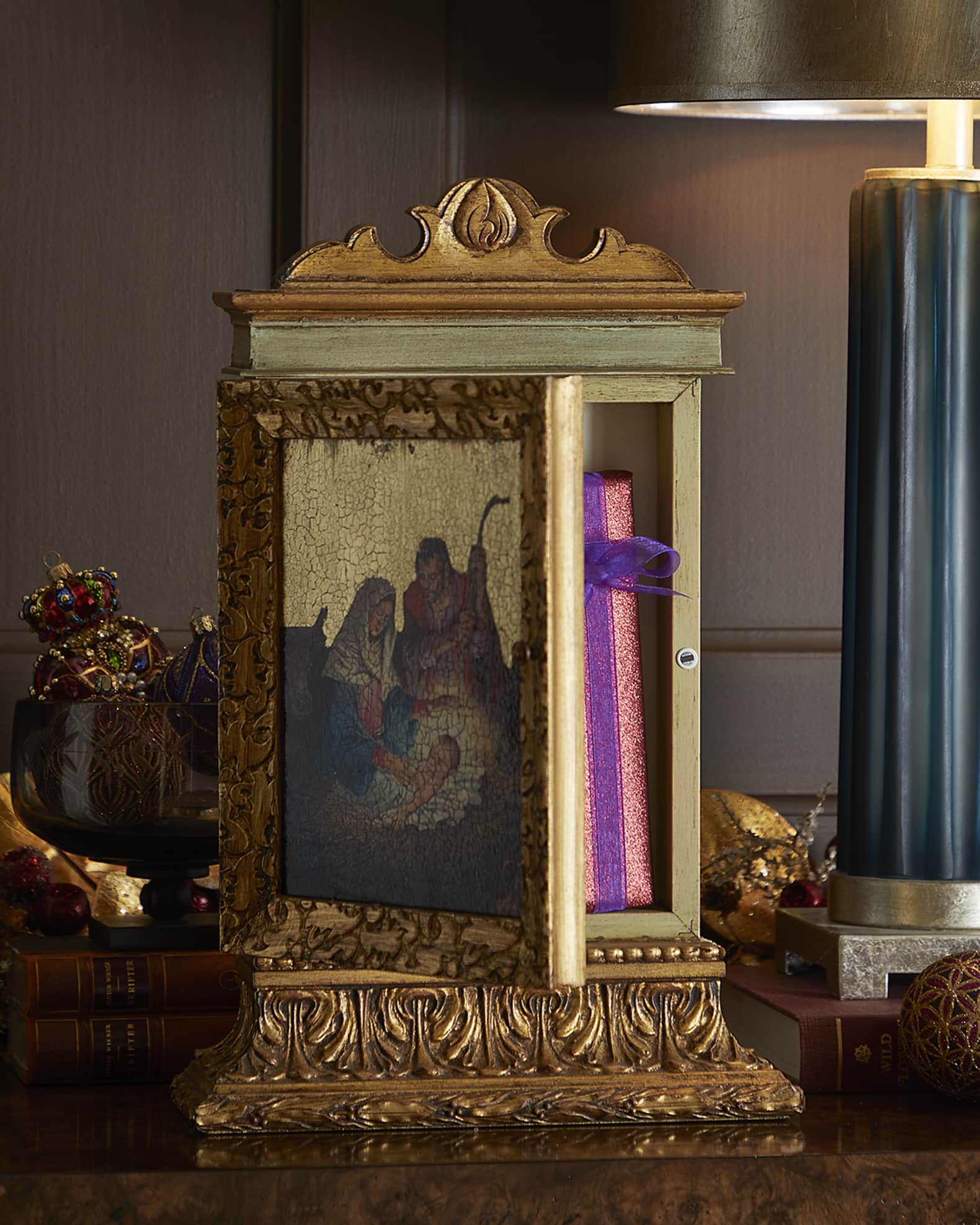 Neiman Marcus Nativity Tabernacle Christmas Decor | Neiman Marcus