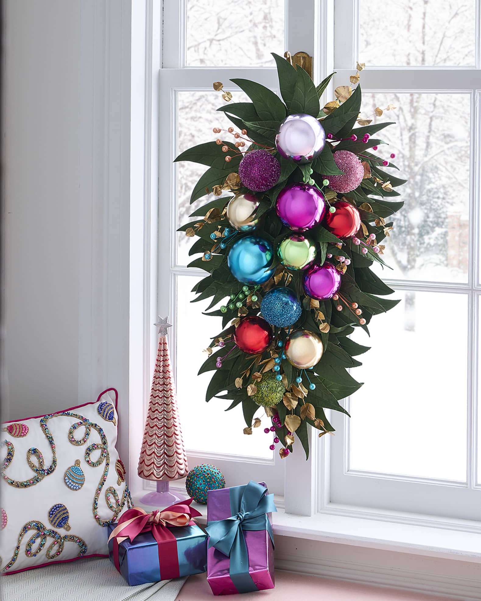 Bright Holiday Door Spray, 30" 0