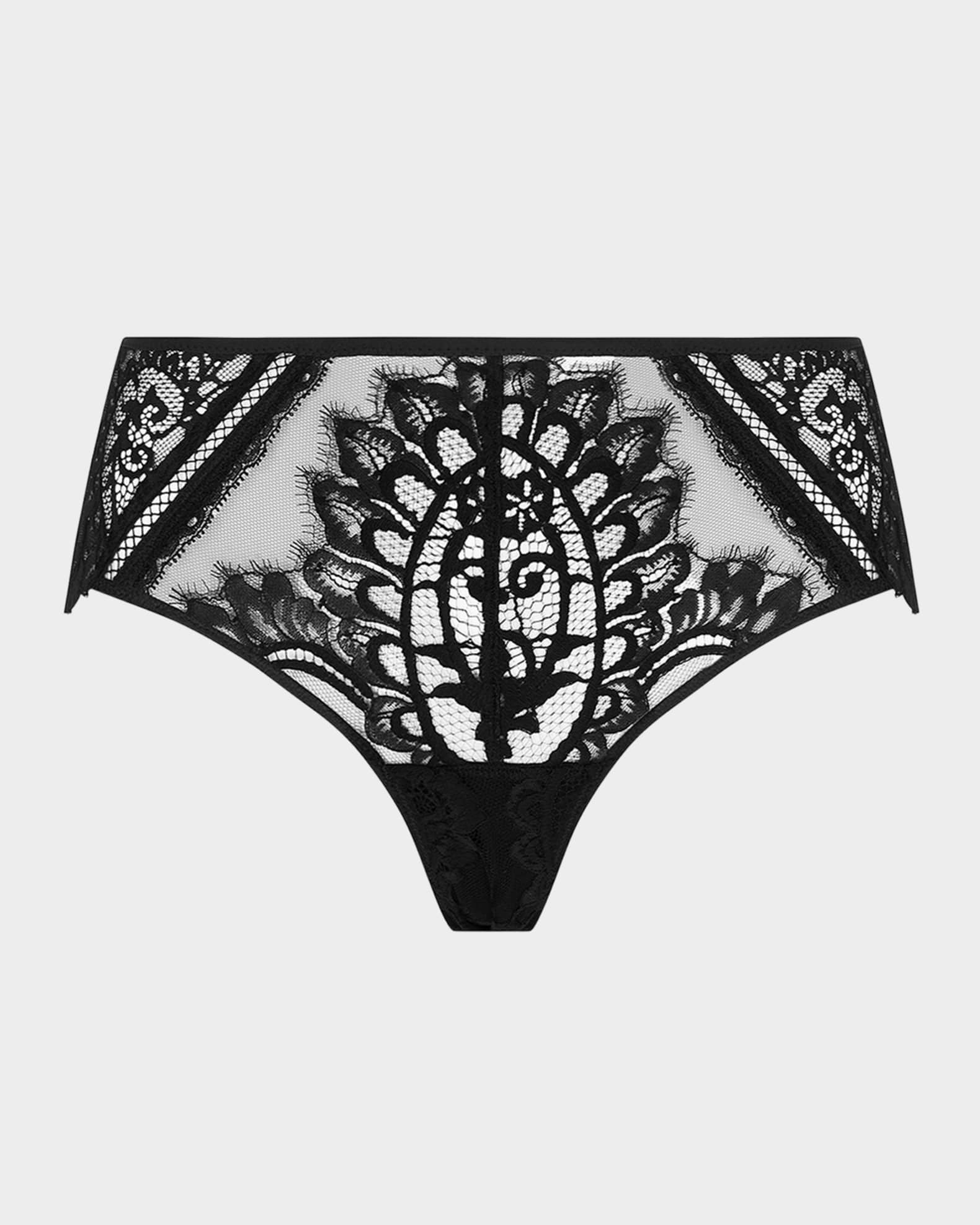 Desirs De Venise Lace & Tulle Boyshorts 0