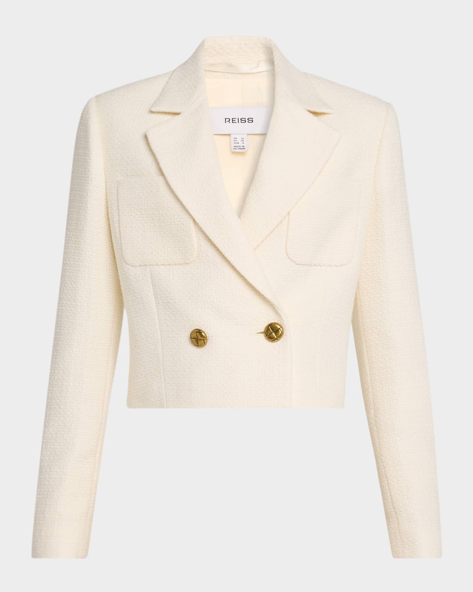 Mia Double-Breasted Crop Jacket 0