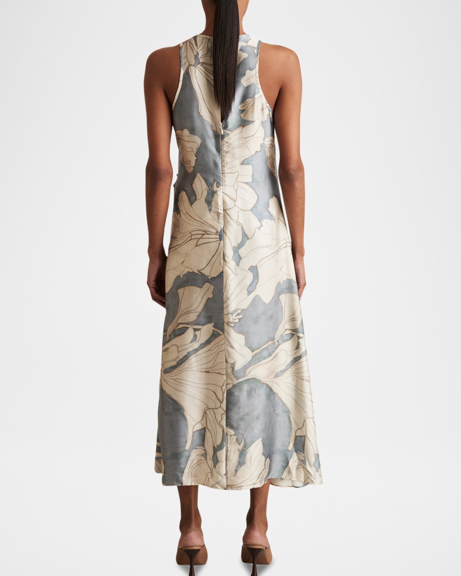 【海外限定】REISSワンピース☆Blue Mieke Satin Floral Drape M Buy Reiss Blue Mieke Satin Floral Drape Midi Dress from Next USA
