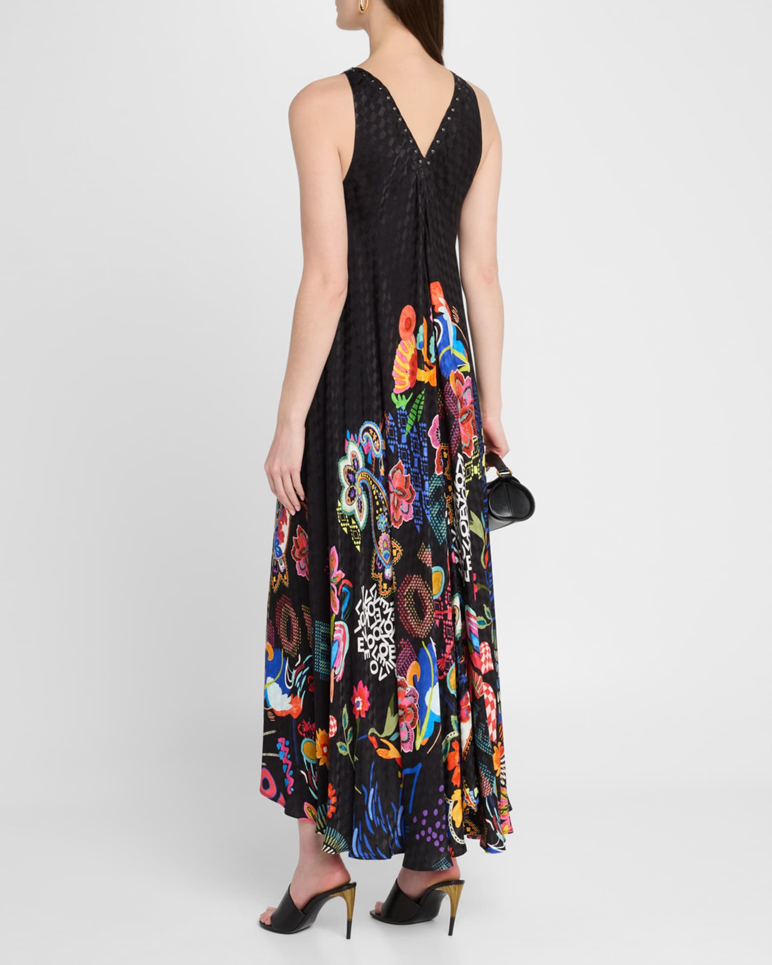 Ameri（アメリ）の「BLOCK CHECK JACQUARD DRESS（ワンピース