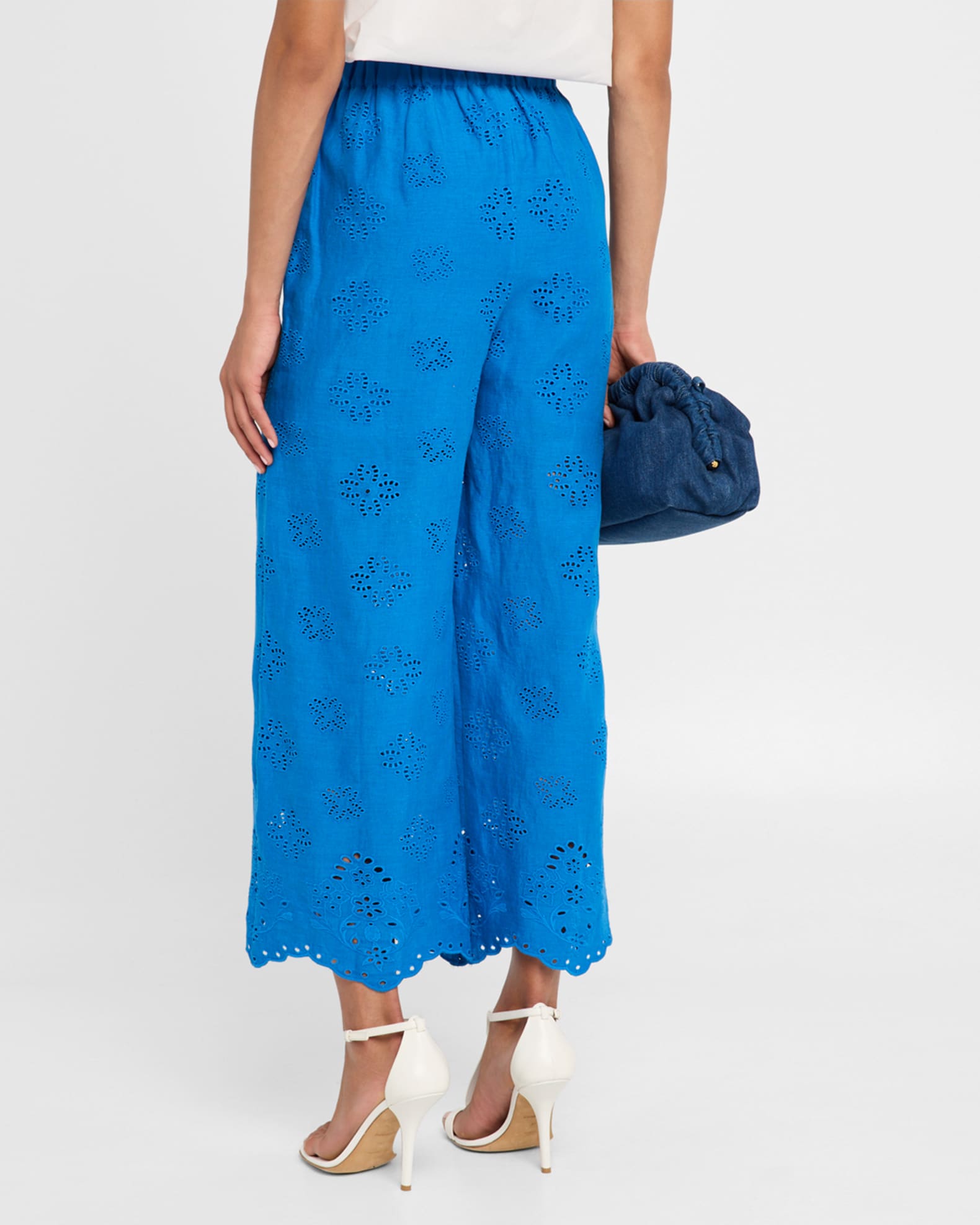 Eyelet Daydreams Wide Leg Pants