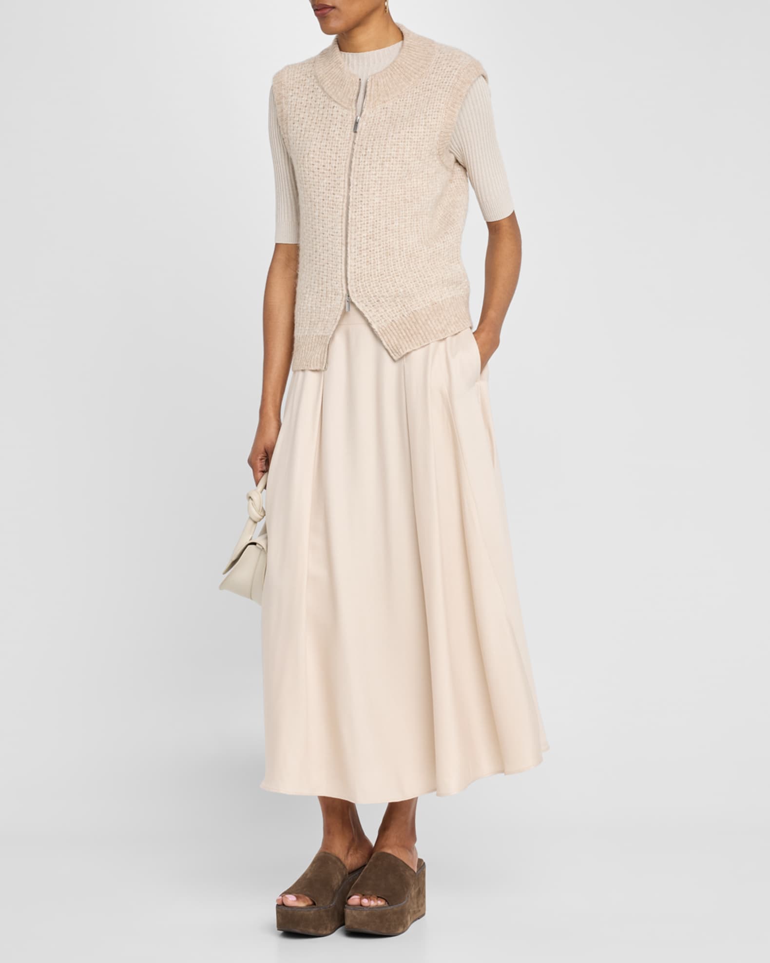 Full-Zip Knit Vest 1