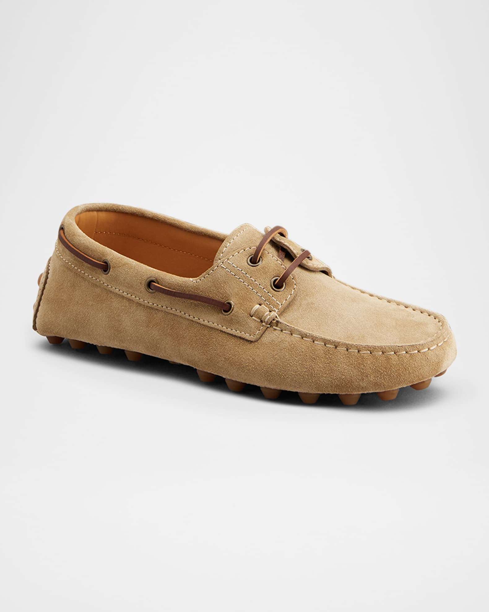 Men's Gommino Bubble Suede Boat Shoes 1