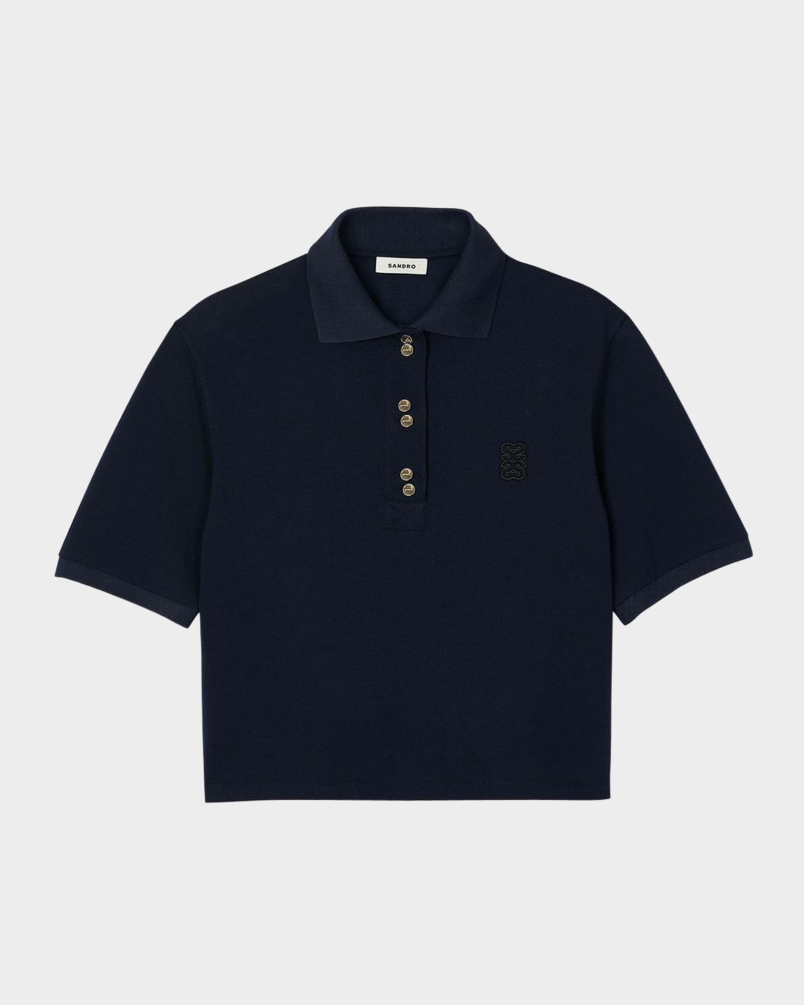 Polie Logo-Embroidered Polo 0
