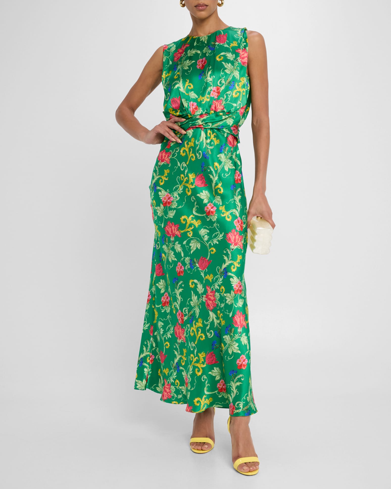 Gwen Silk Midi Dress 1