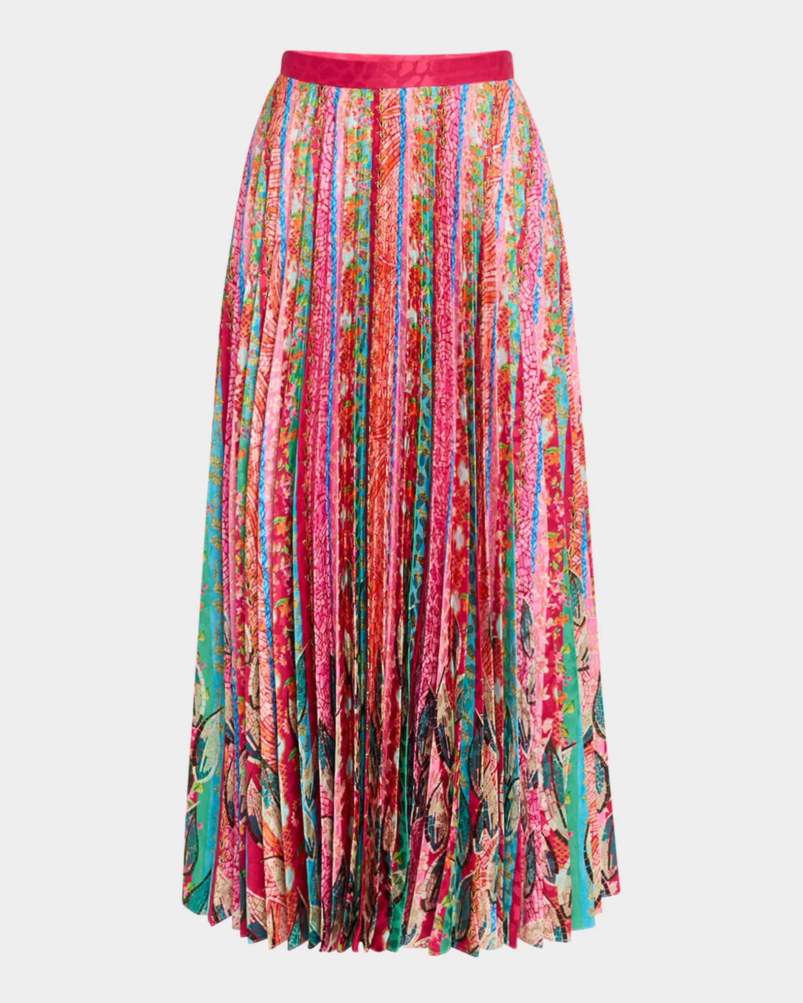Kim Mosaic Stripe Skirt  0