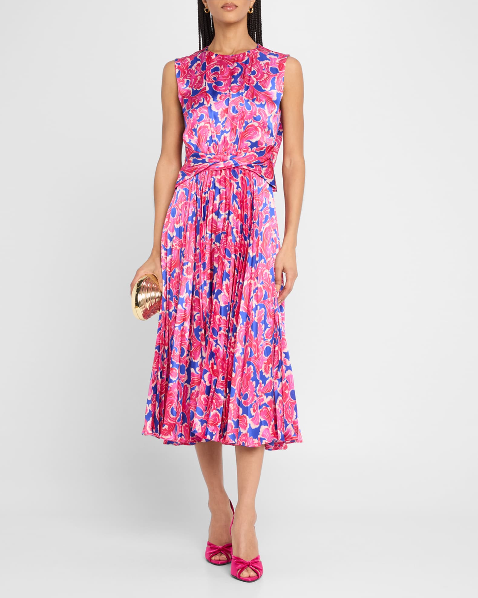 Gwen Silk Midi Dress 1
