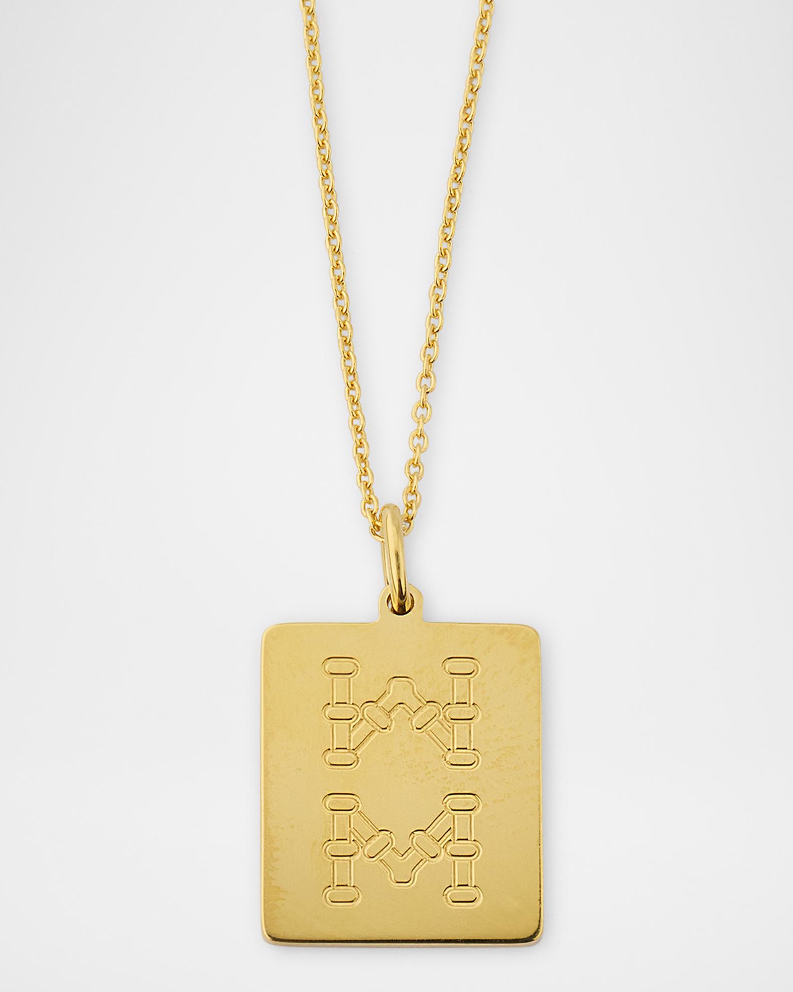 Roberto Coin 18K Gold Mahjong Bamboo 8 Tile Necklace | Neiman Marcus