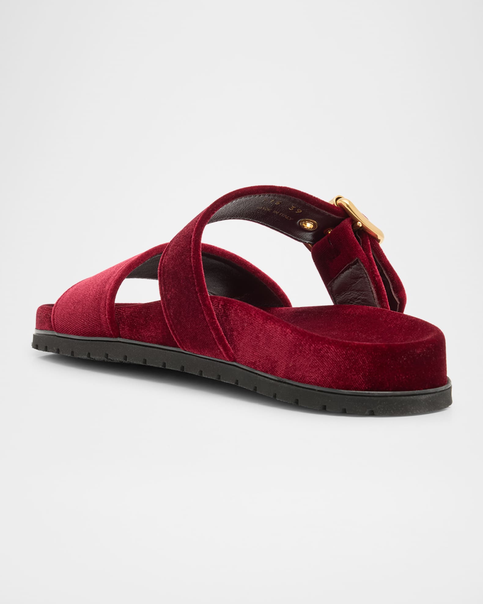 Velvet Dual-Band Flat Sandals