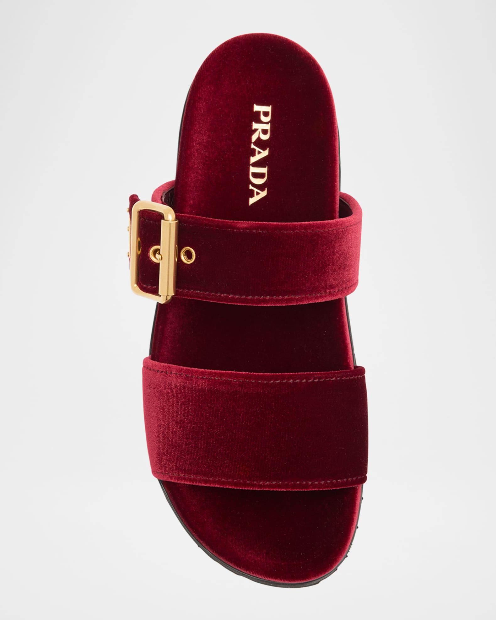 Velvet Dual-Band Flat Sandals