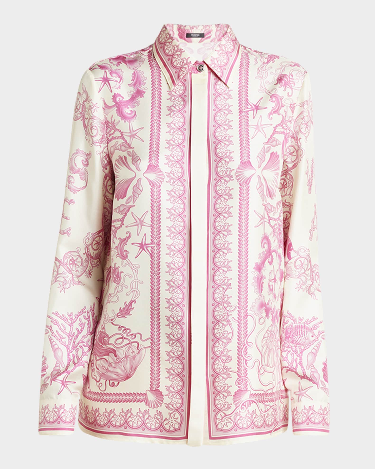 Versace Floral Print Shirt, $796 | farfetch.com | Lookastic