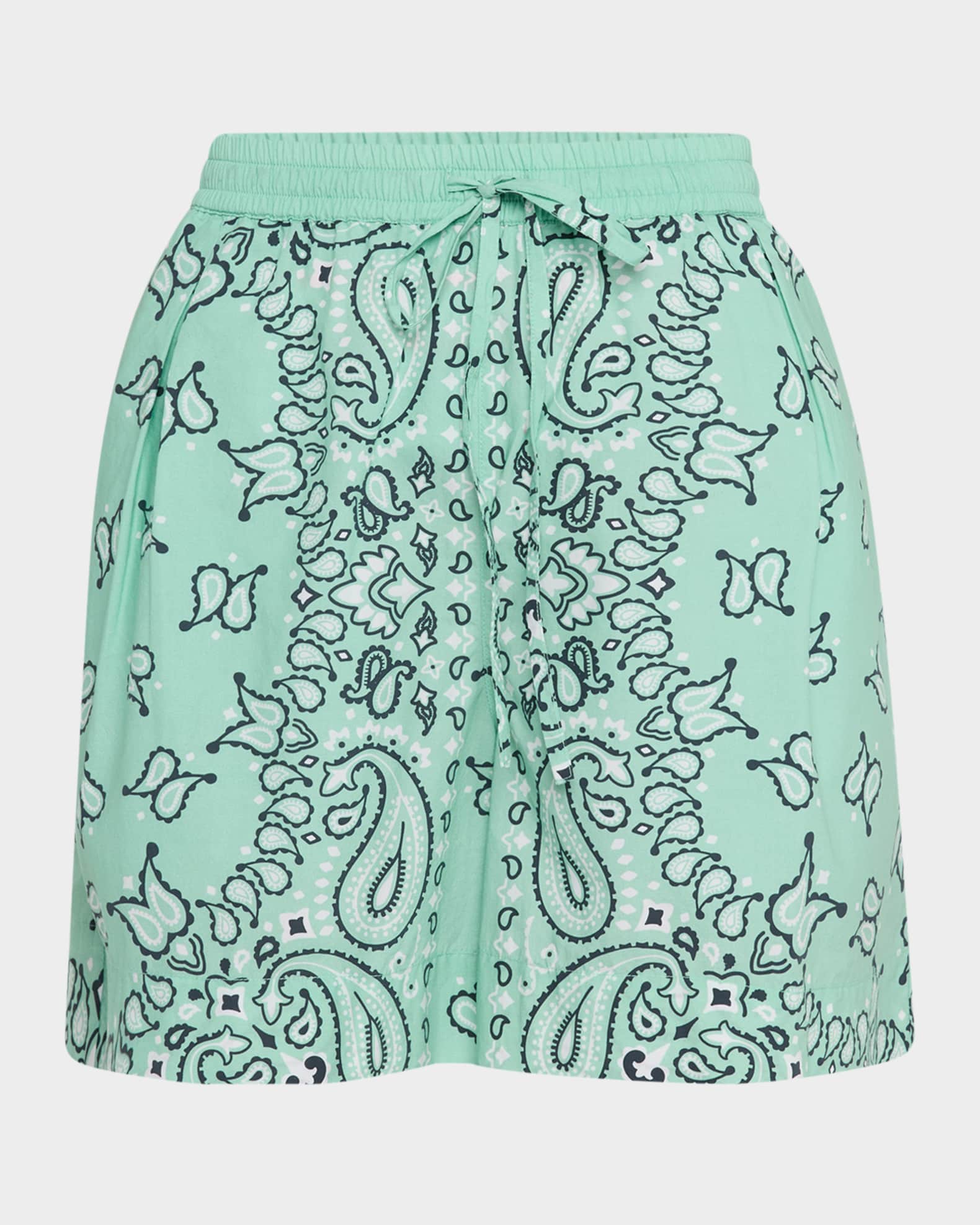 Hissels Bandana-Printed Shorts 0