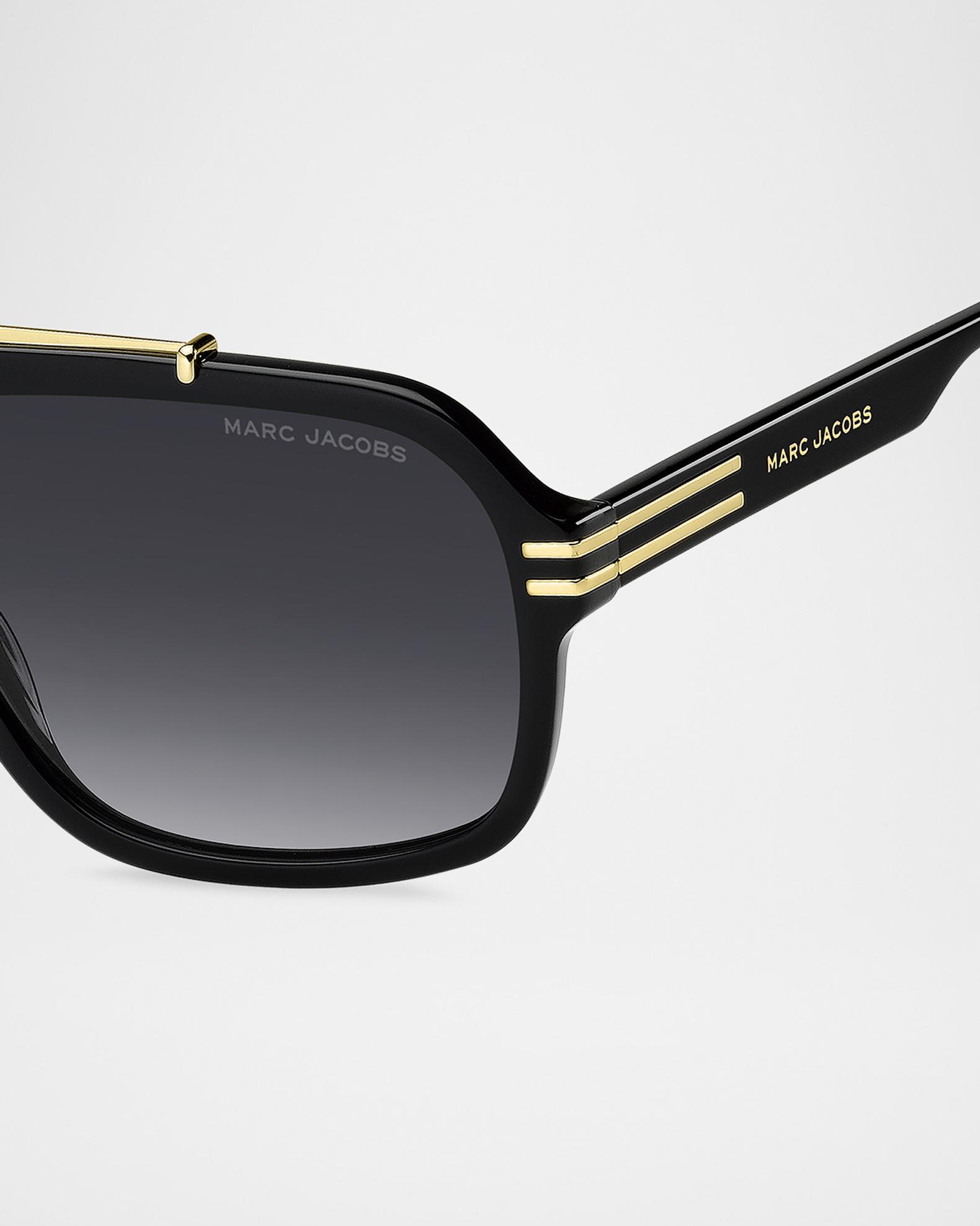 MARC JACOBS Black Aviator Sunglasses - Like New! Marc Jacobs MARC 840/S 807 IR Sunglasses Black - eye-oo.com main image 4