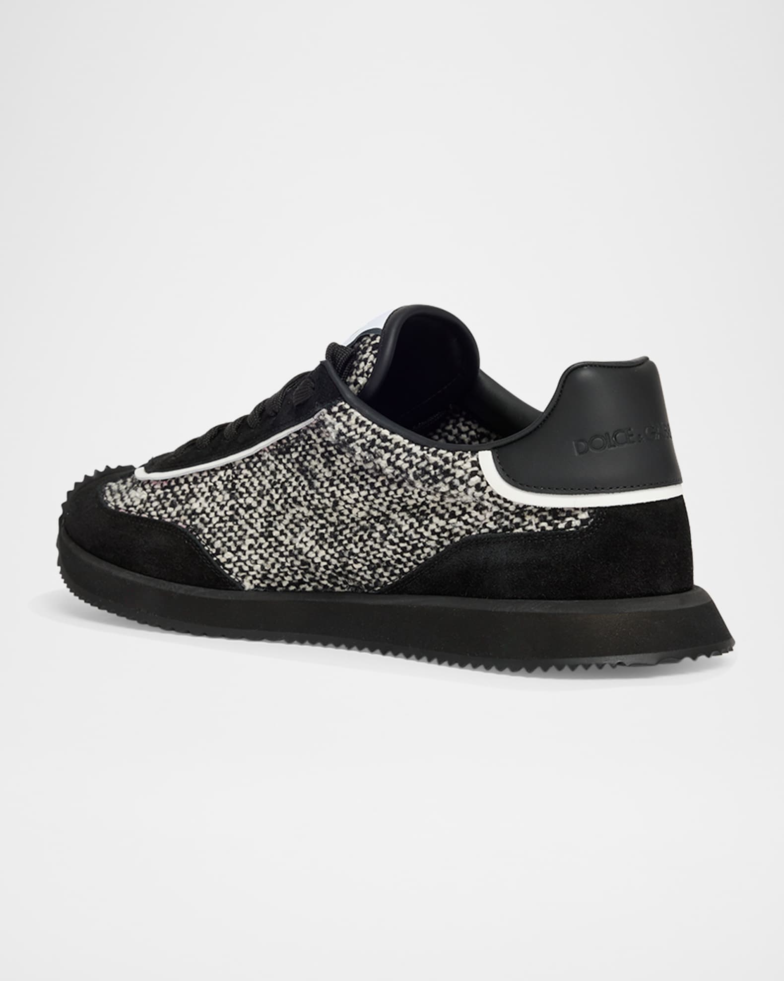 【送料&関税込】Dolce & Gabbana Dg Runner Suede Sneakers Dolce & Gabbana - DG Runner suede sneakers black - The Corner